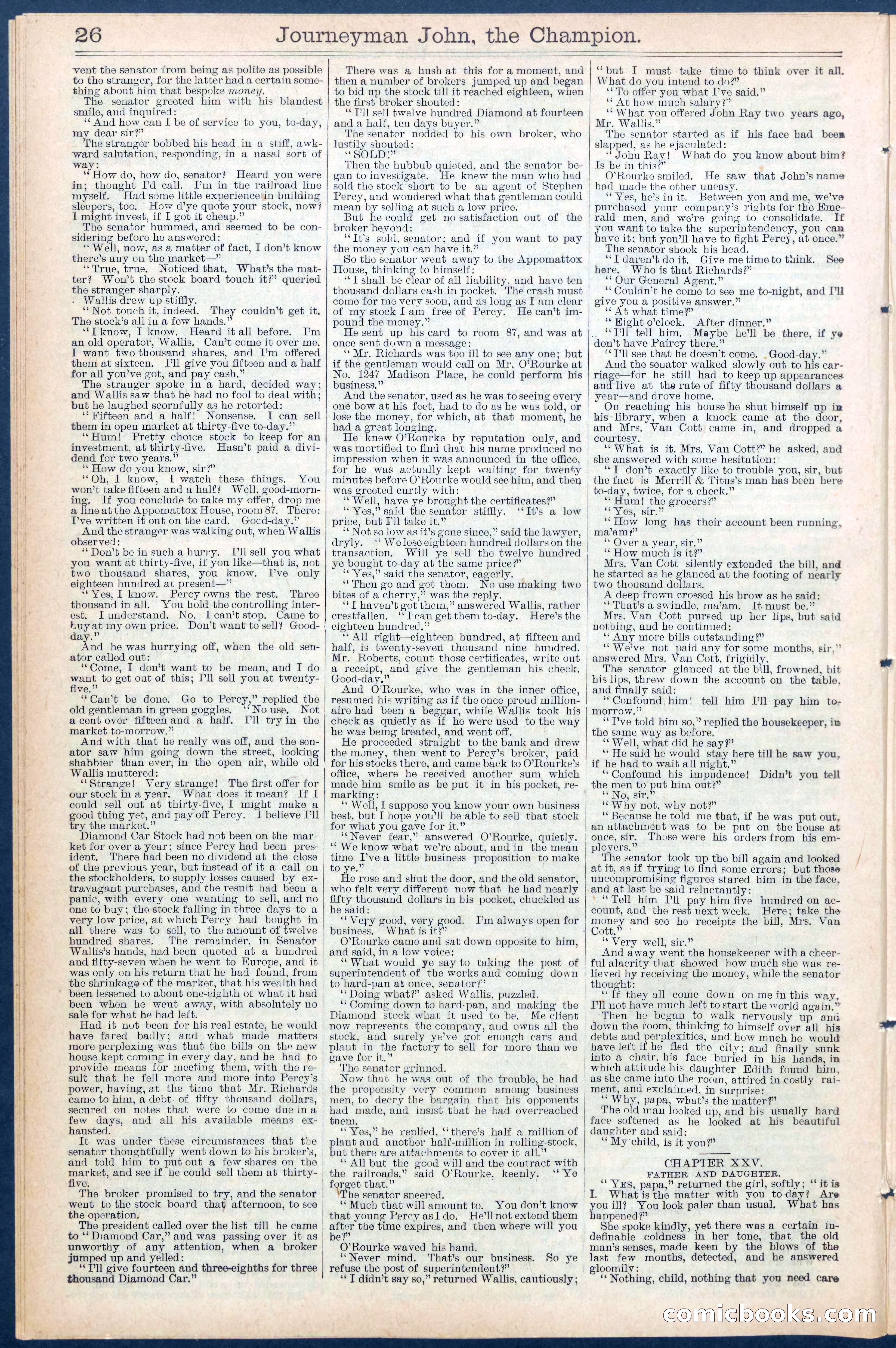 Beadle's New York Dime Library No. 445 — page 26 of 32