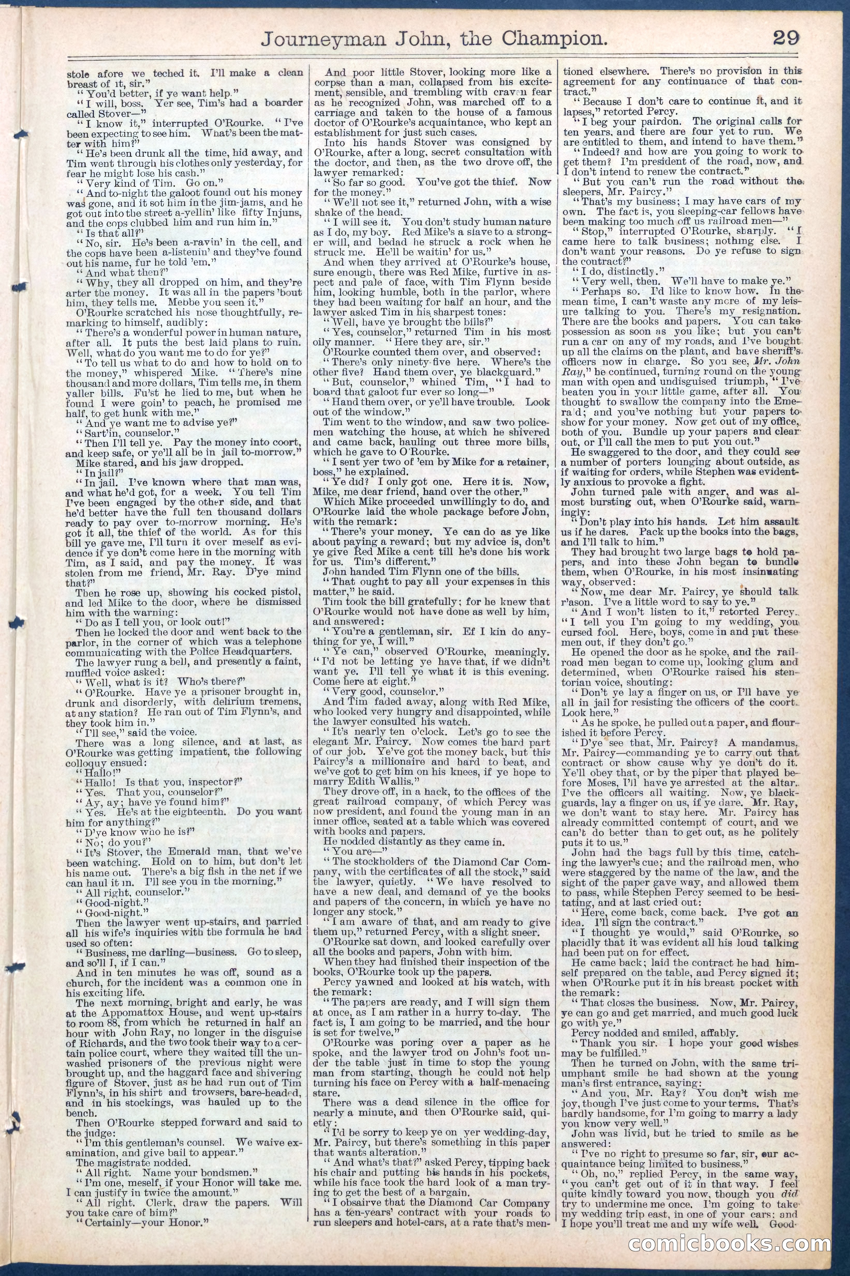 Beadle's New York Dime Library No. 445 — page 29 of 32