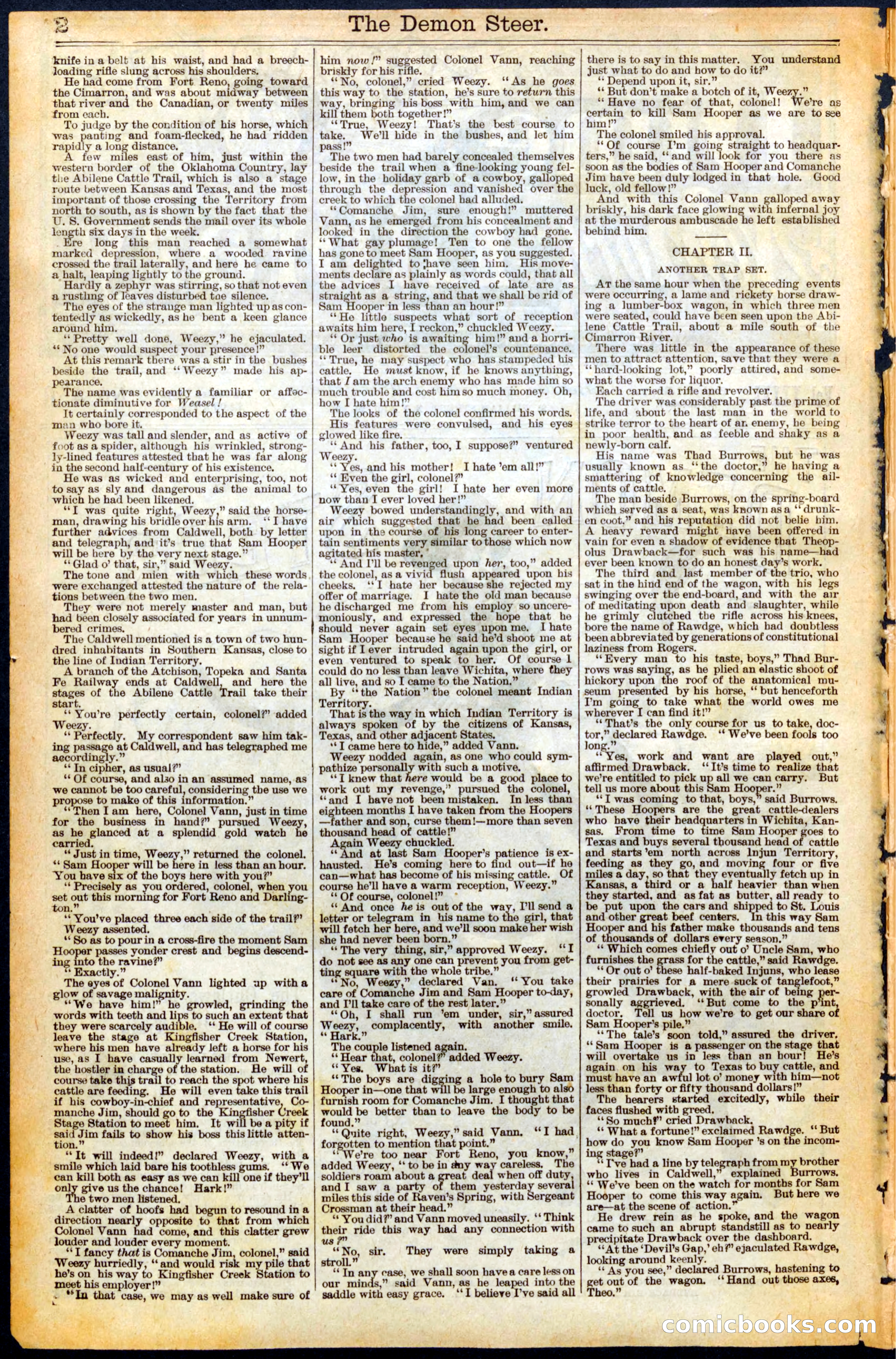The Demon Steer: The Outlaws on the Abilene Cattle Trail — page 2 of 32