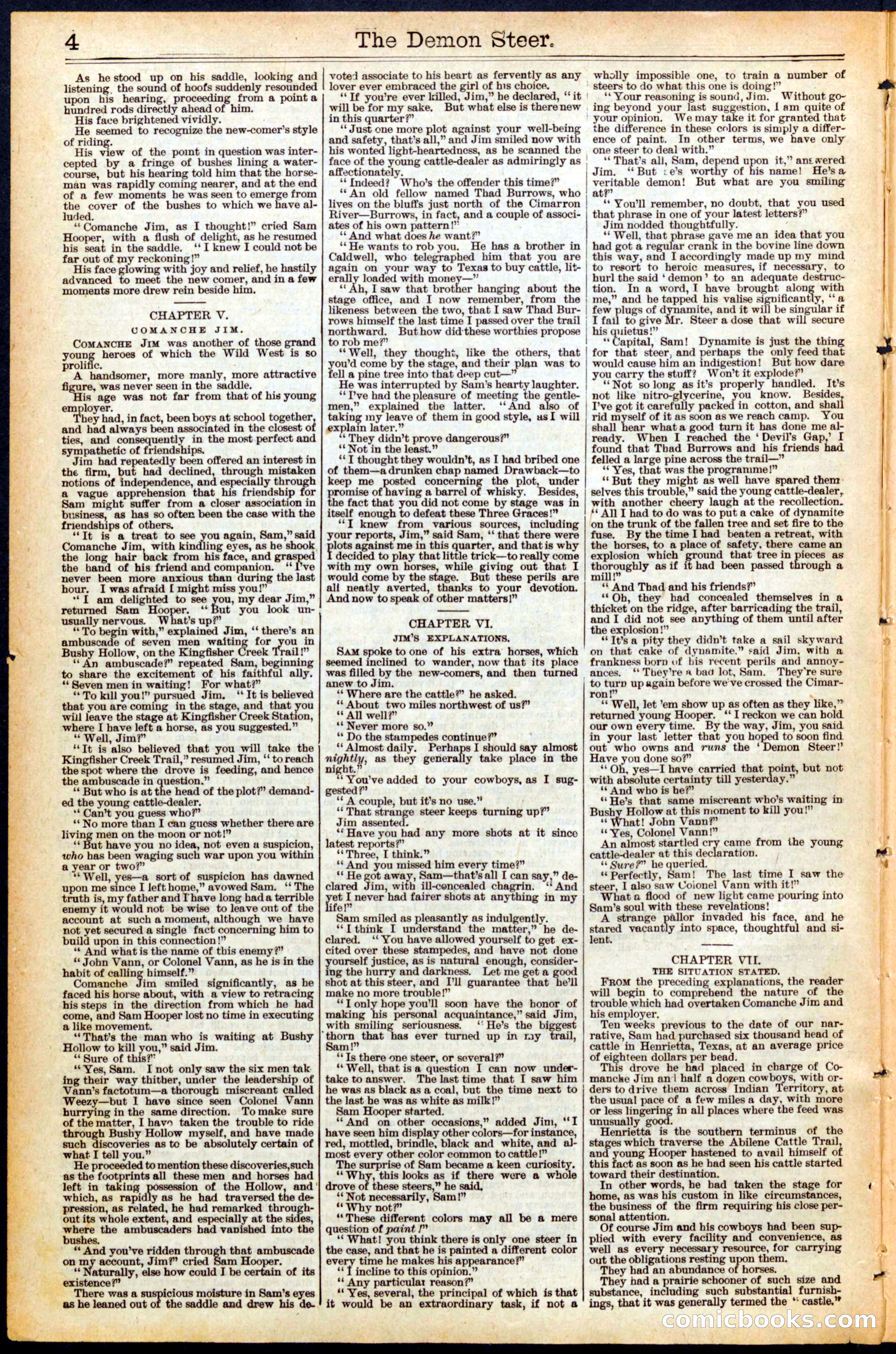 The Demon Steer: The Outlaws on the Abilene Cattle Trail — page 4 of 32