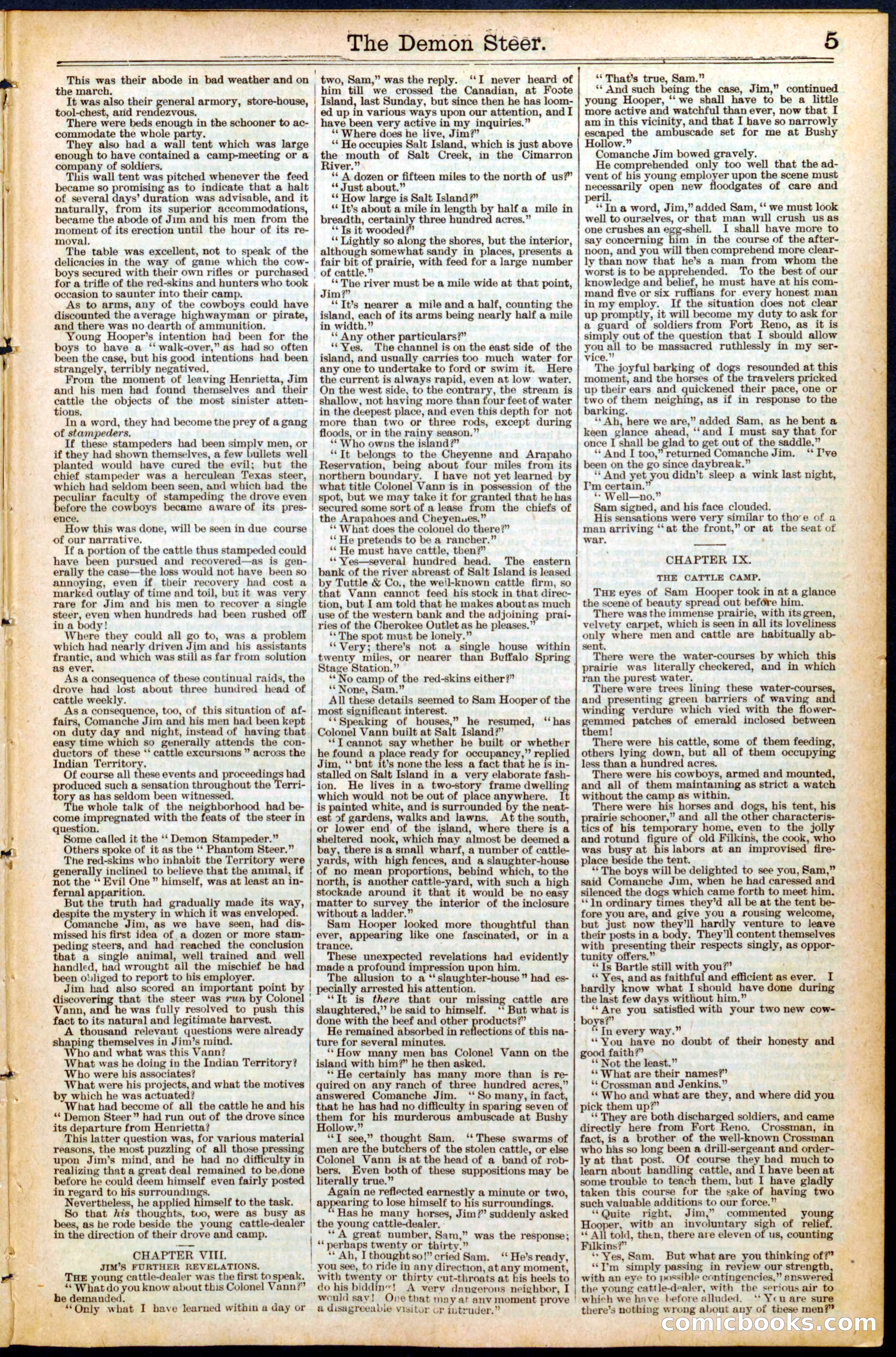The Demon Steer: The Outlaws on the Abilene Cattle Trail — page 5 of 32
