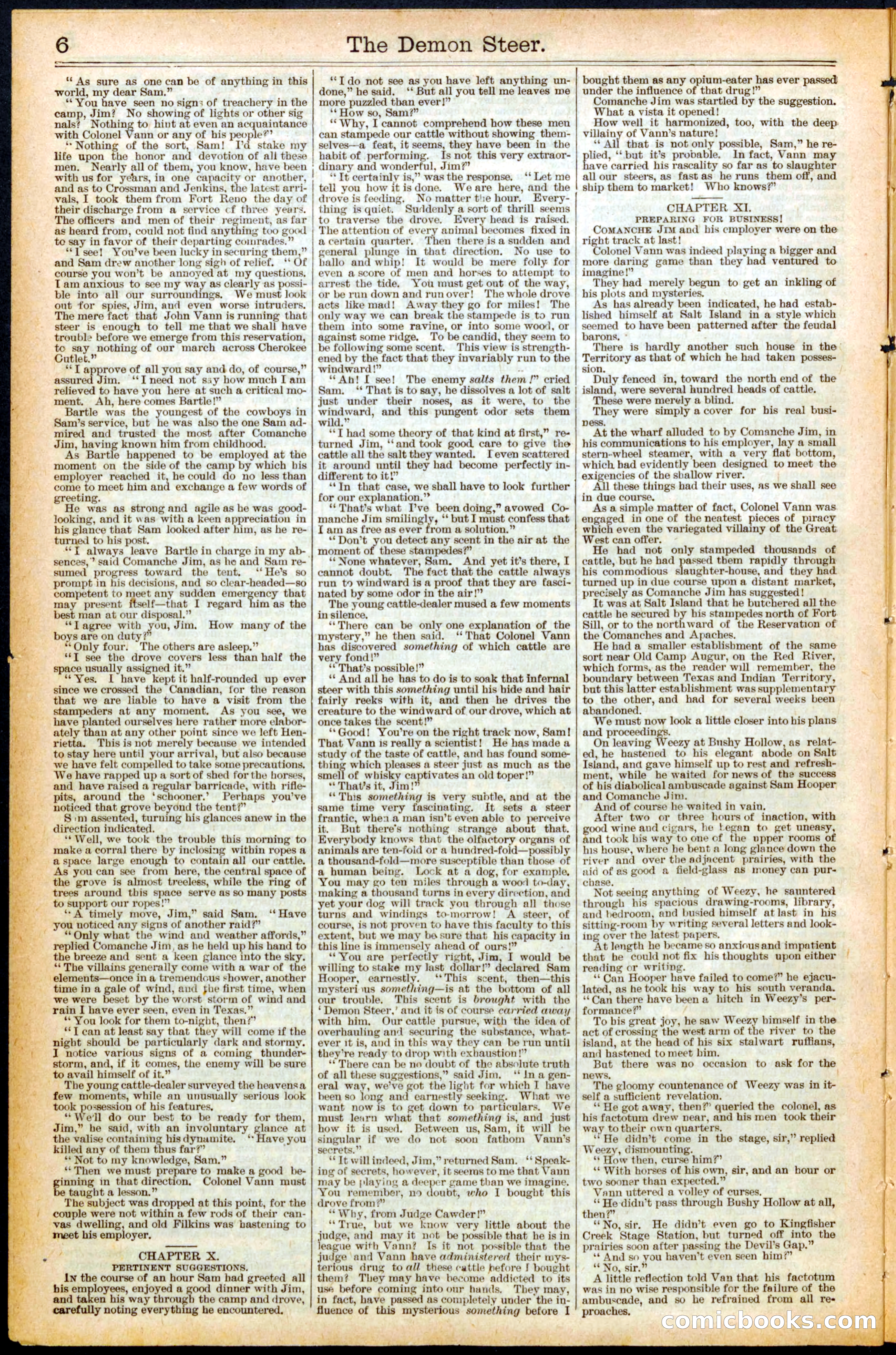 The Demon Steer: The Outlaws on the Abilene Cattle Trail — page 6 of 32