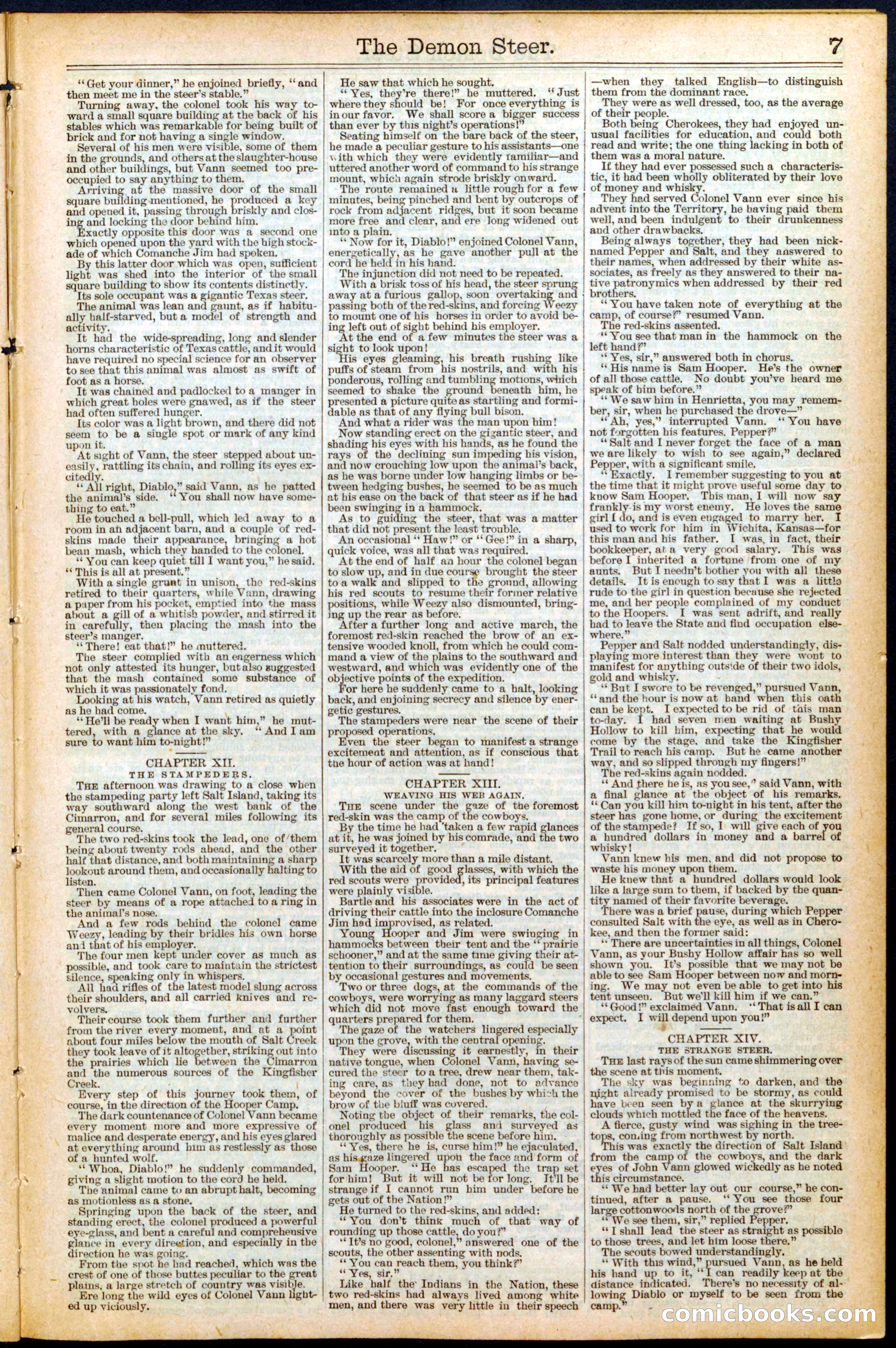 The Demon Steer: The Outlaws on the Abilene Cattle Trail — page 7 of 32