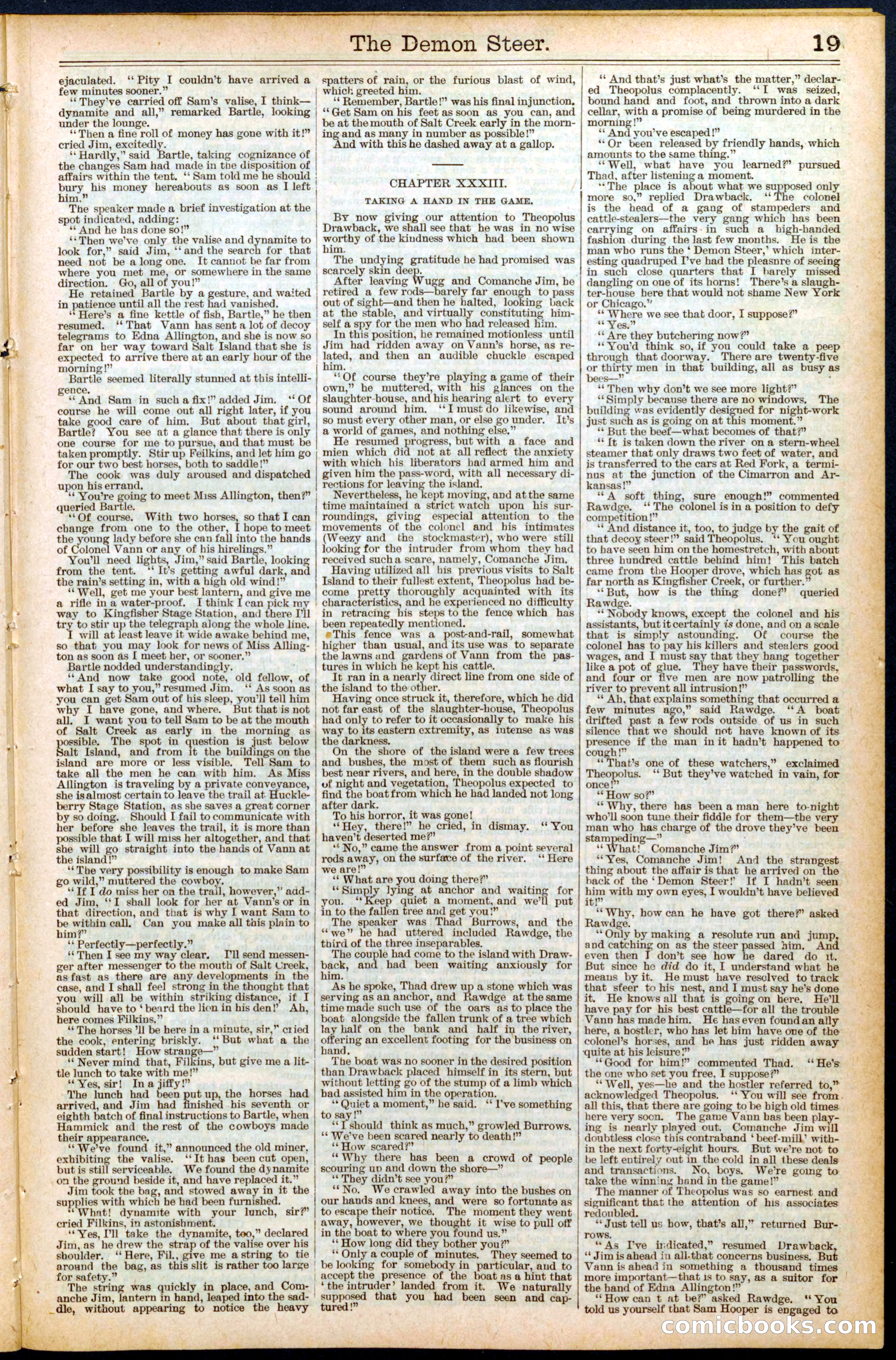 The Demon Steer: The Outlaws on the Abilene Cattle Trail — page 19 of 32