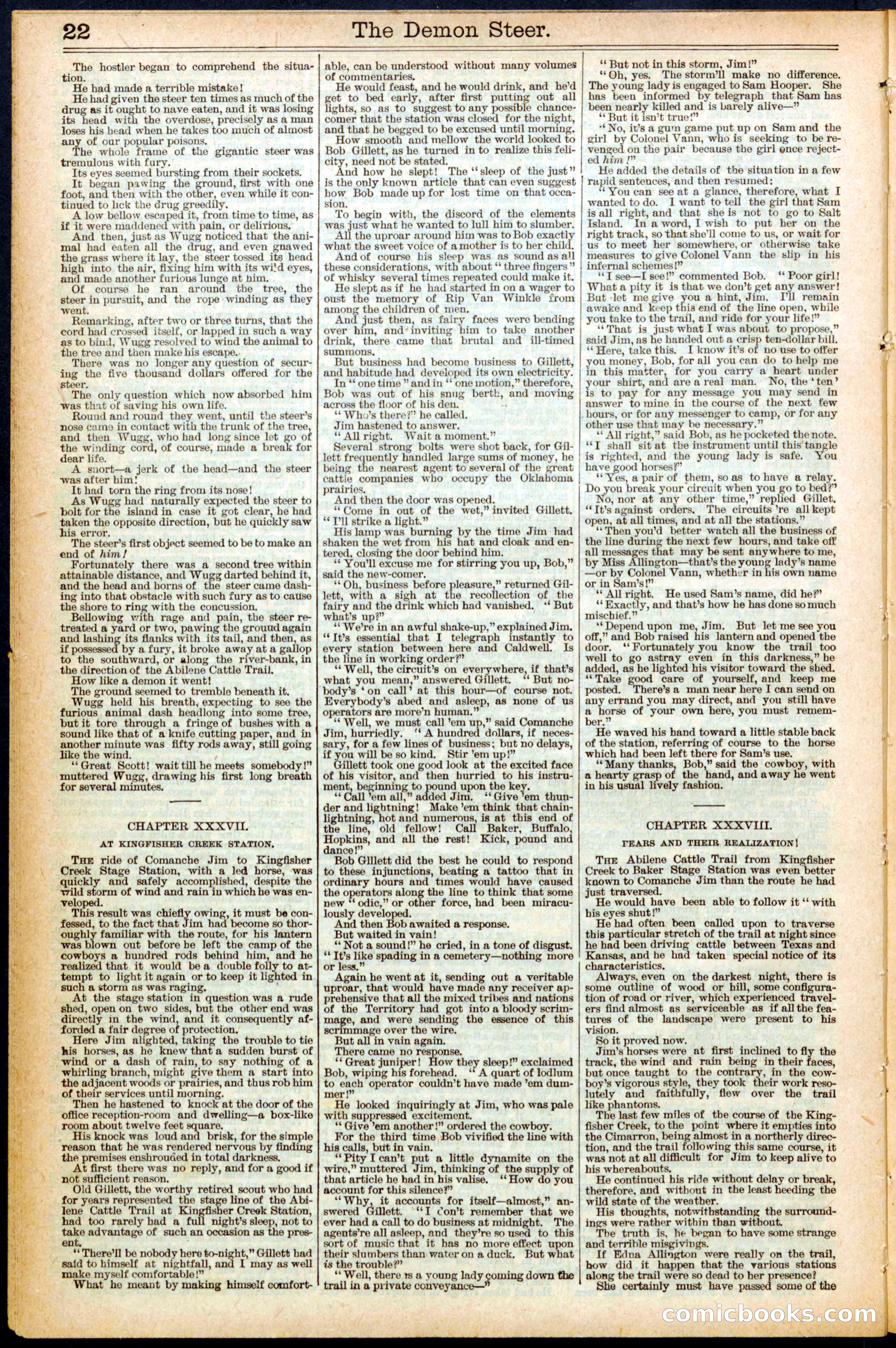 The Demon Steer: The Outlaws on the Abilene Cattle Trail — page 22 of 32