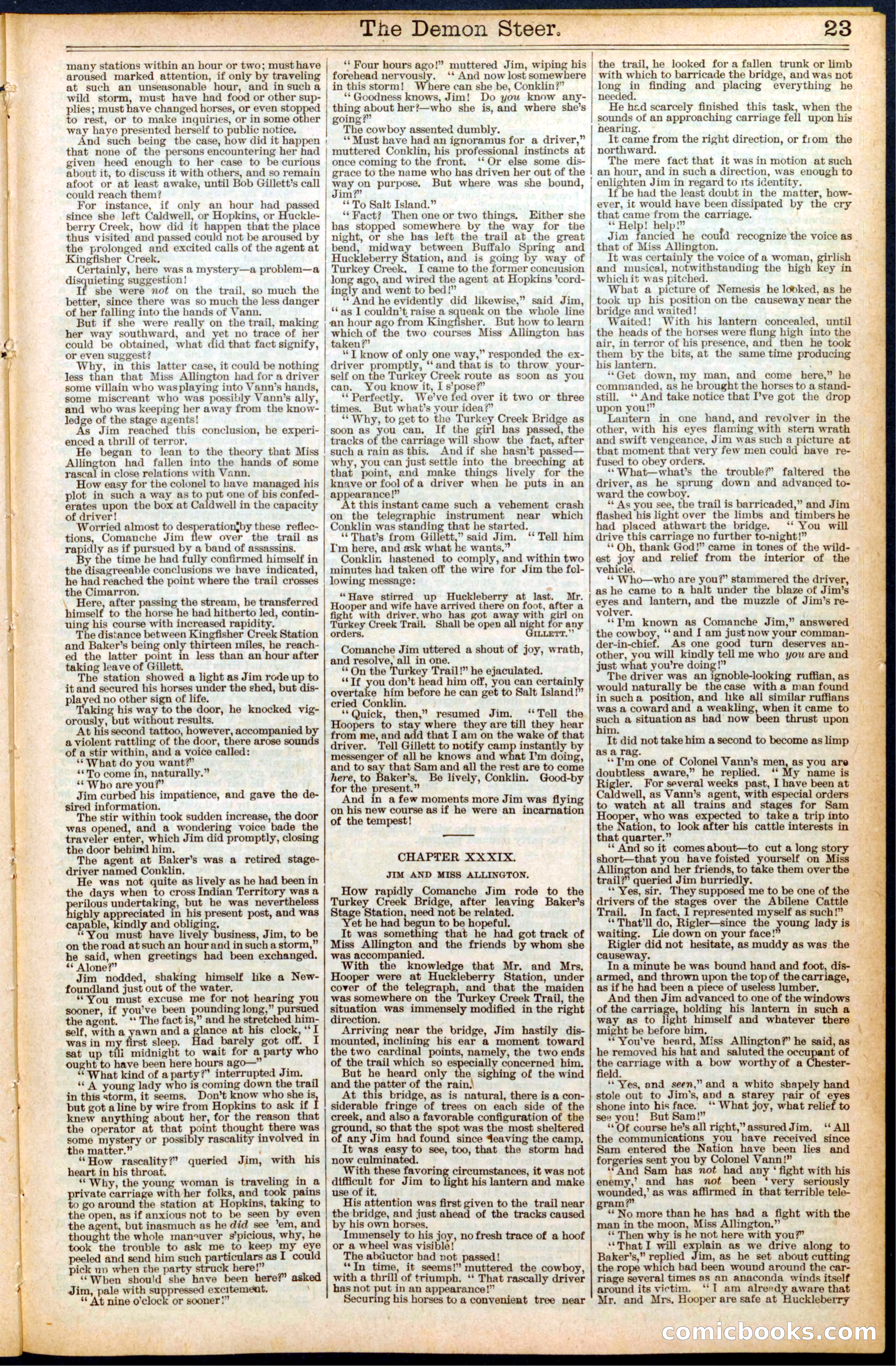 The Demon Steer: The Outlaws on the Abilene Cattle Trail — page 23 of 32