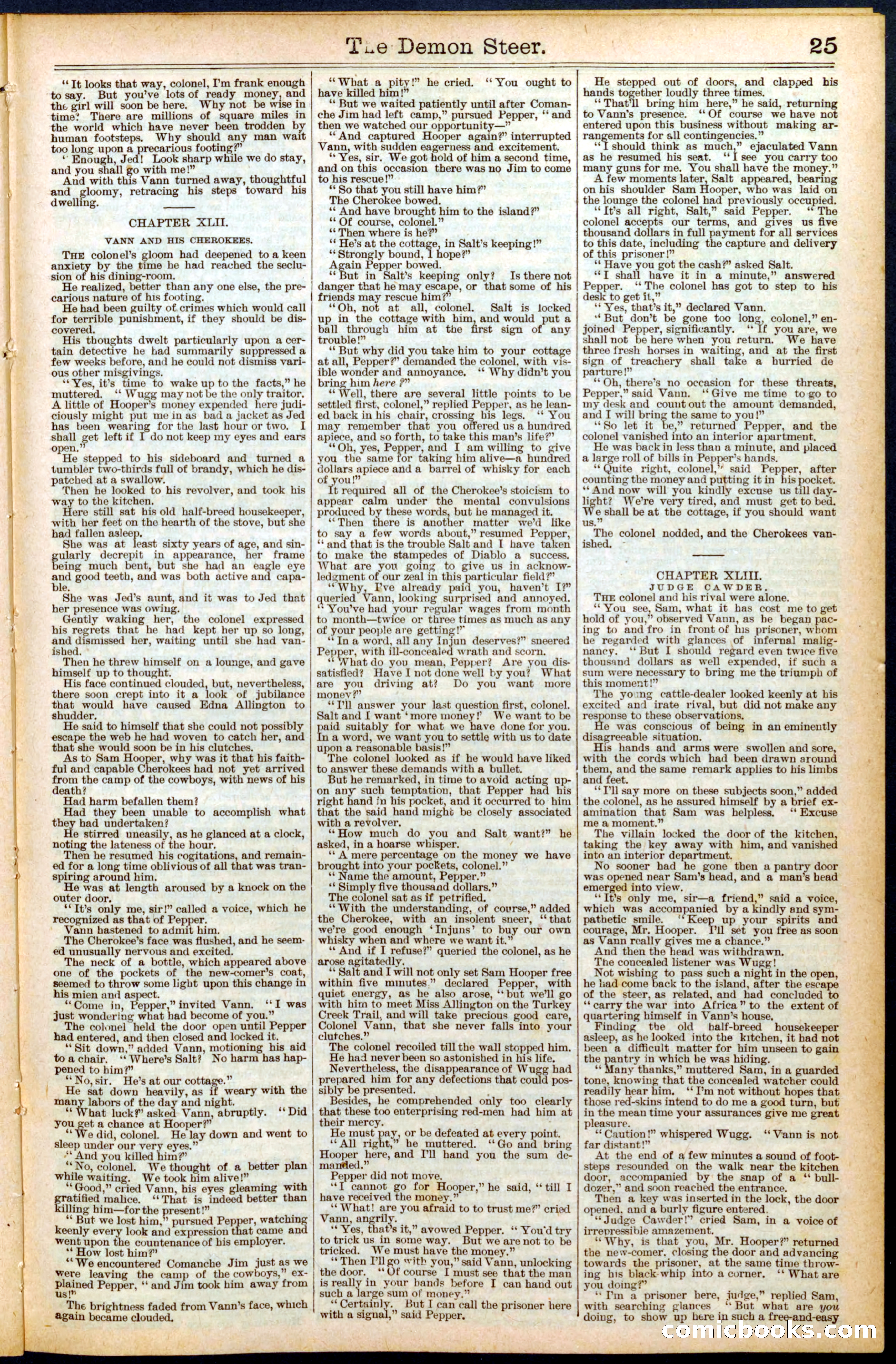 The Demon Steer: The Outlaws on the Abilene Cattle Trail — page 25 of 32
