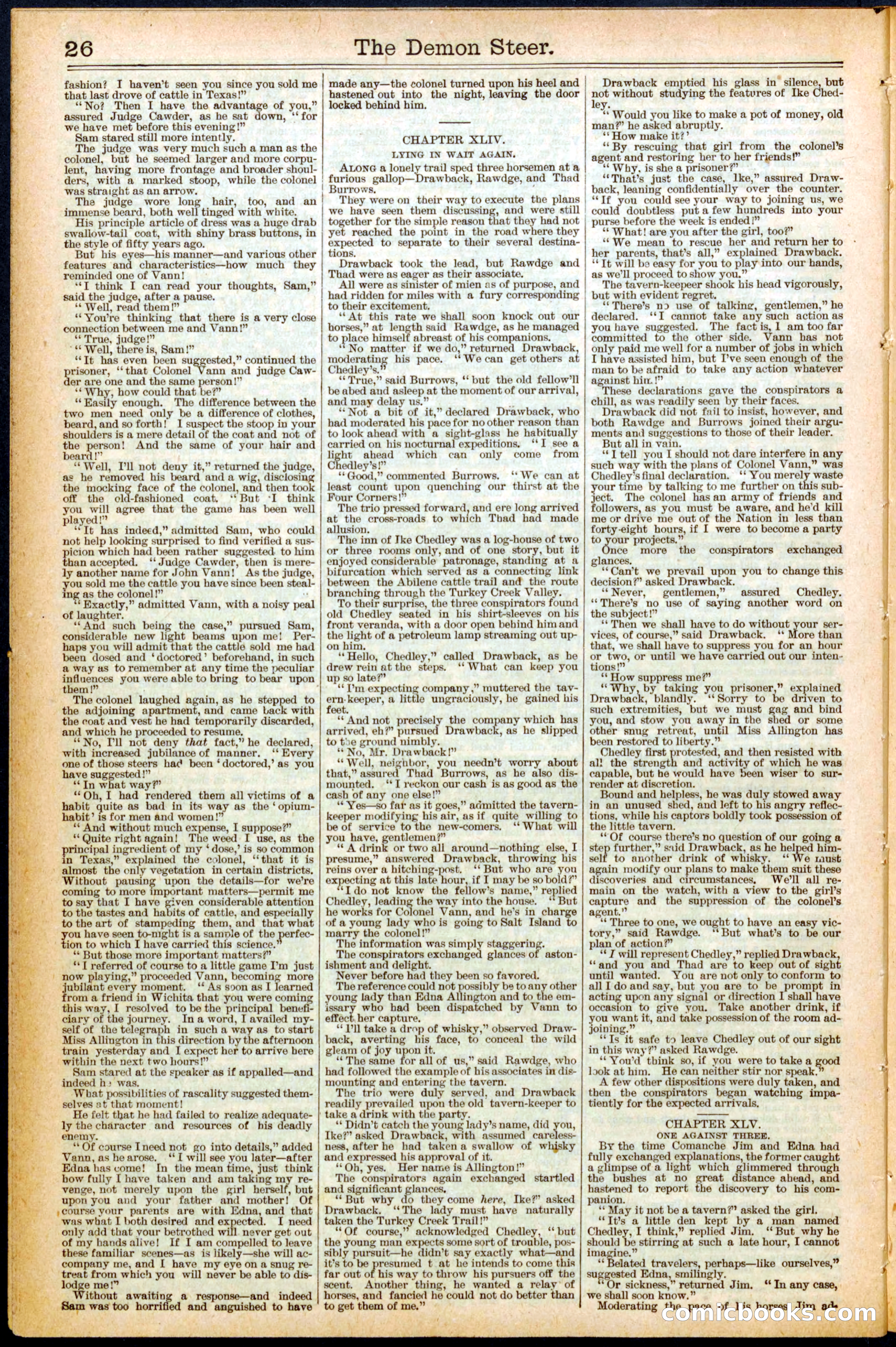 The Demon Steer: The Outlaws on the Abilene Cattle Trail — page 26 of 32