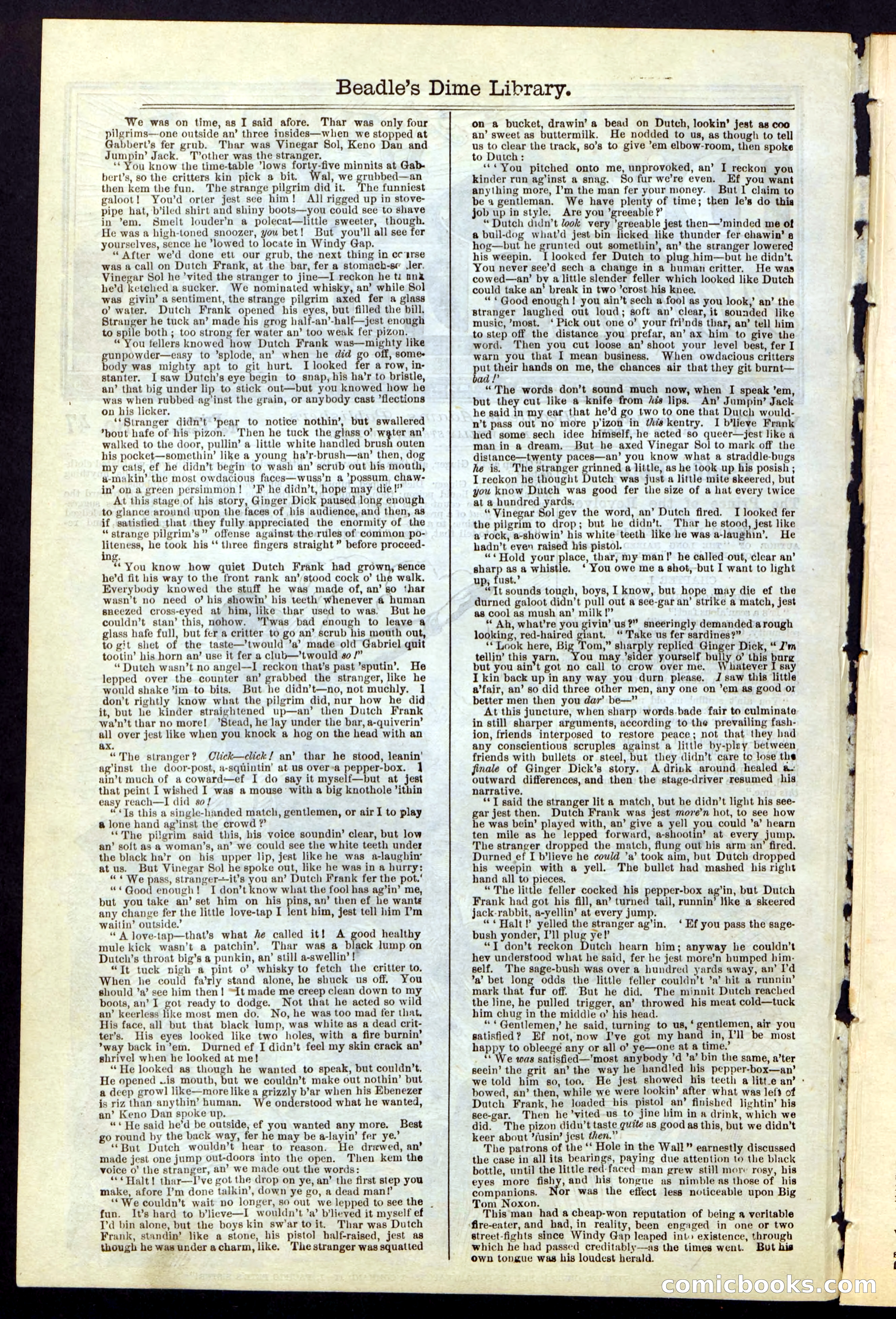 Beadle's Dime New York Library No. 47 — page 2 of 40