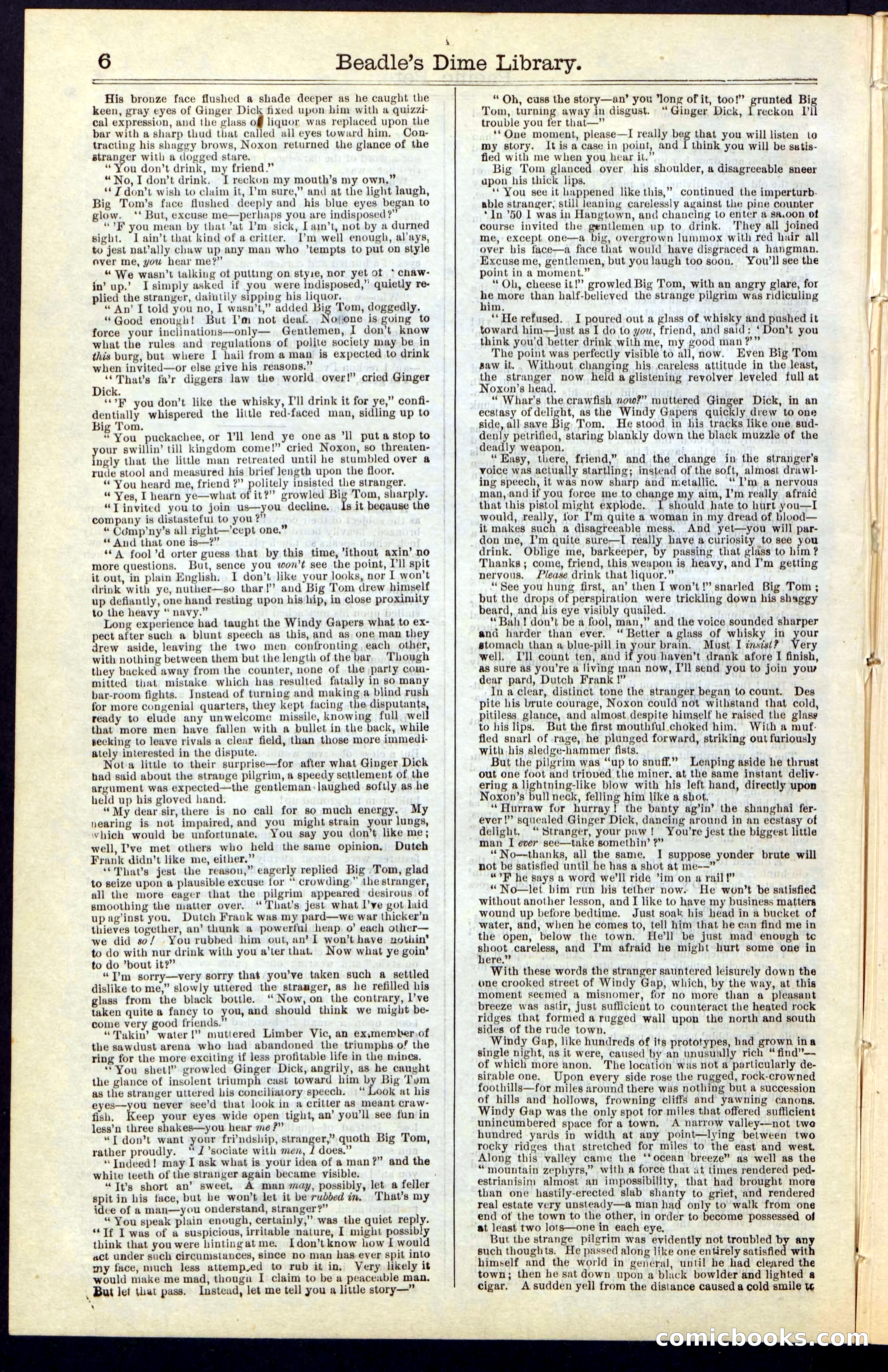 Beadle's Dime New York Library No. 47 — page 6 of 40