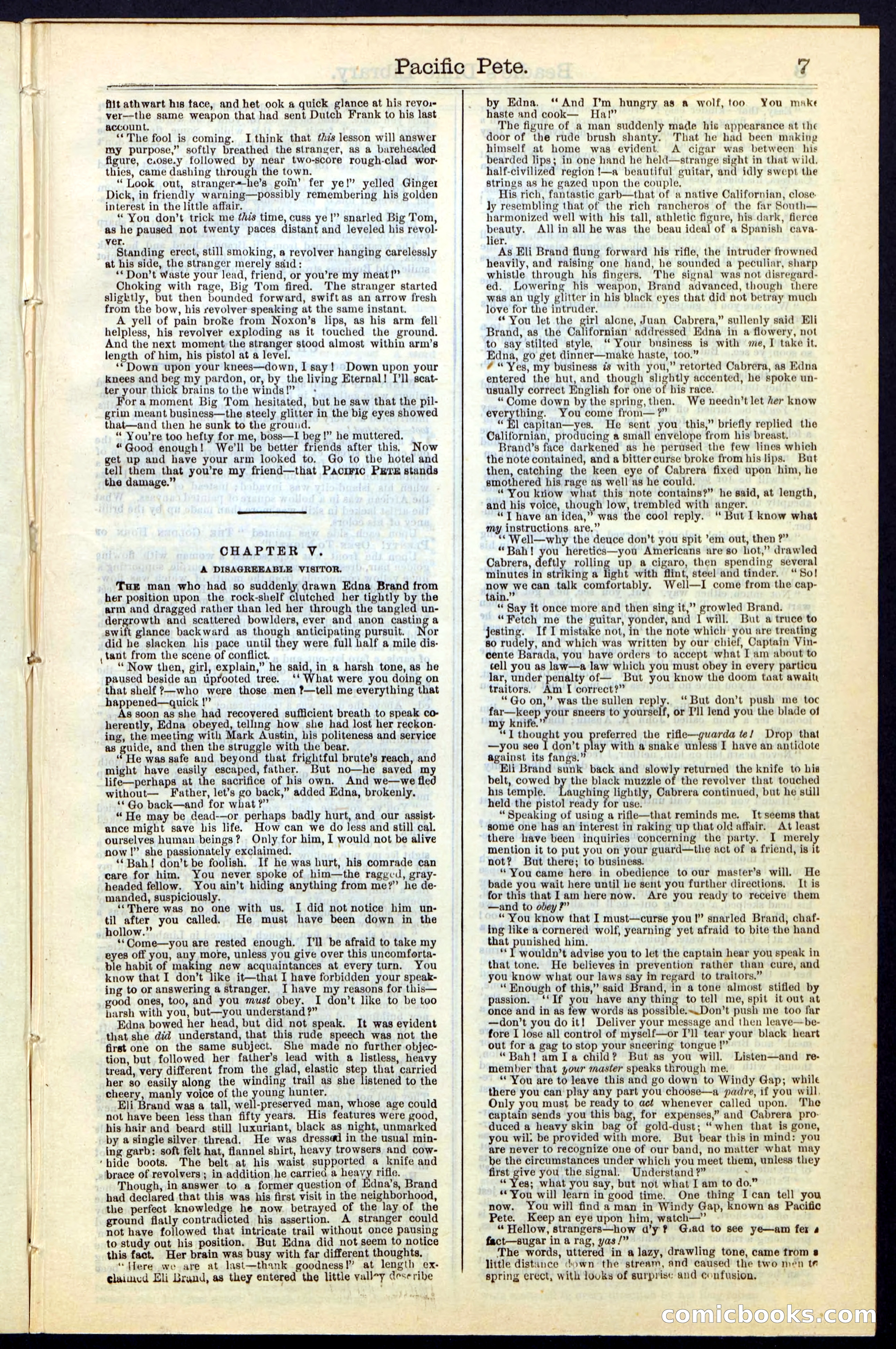 Beadle's Dime New York Library No. 47 — page 7 of 40