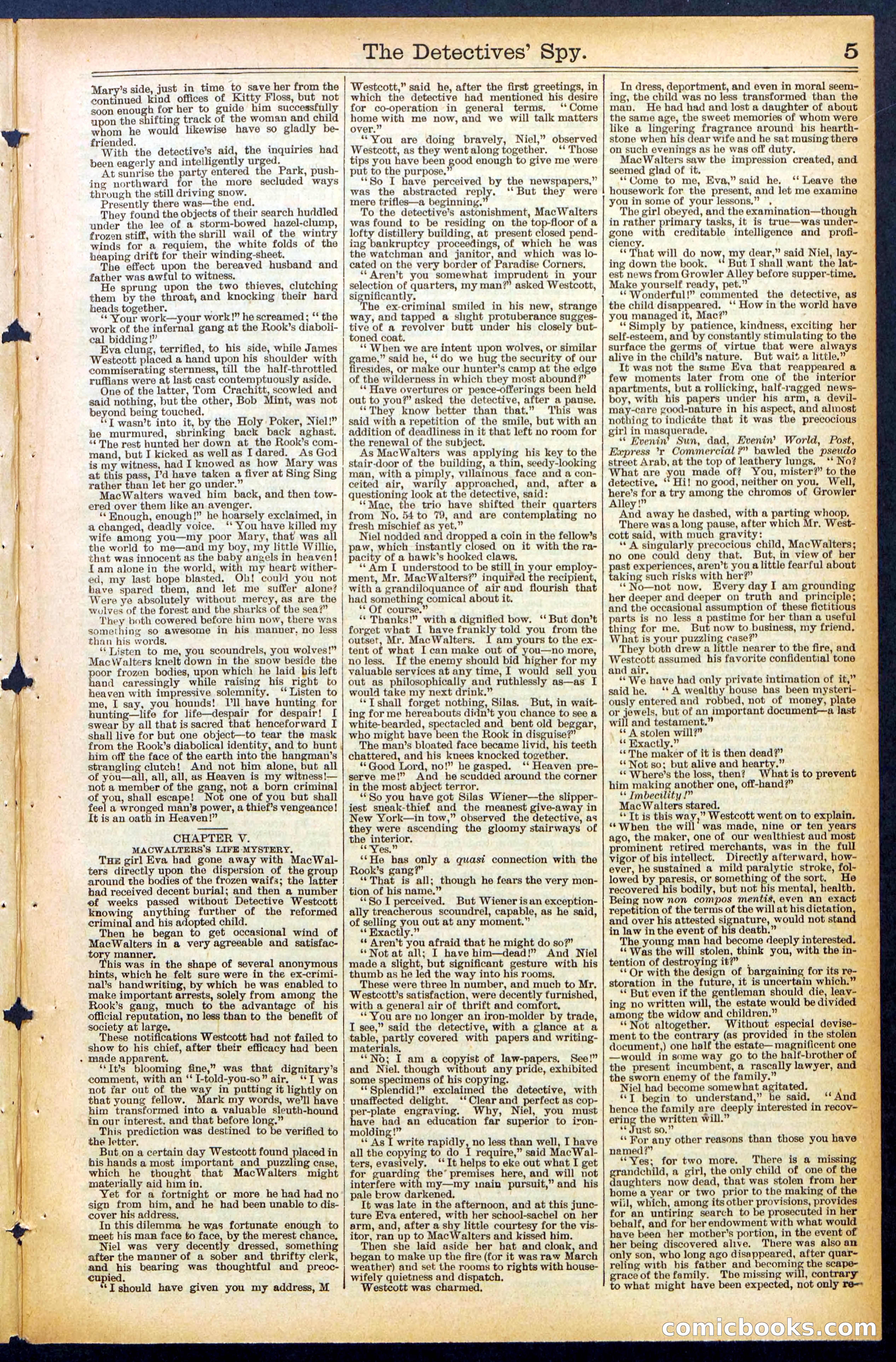 Beadle's Dime Library, No. 494 — page 5 of 32