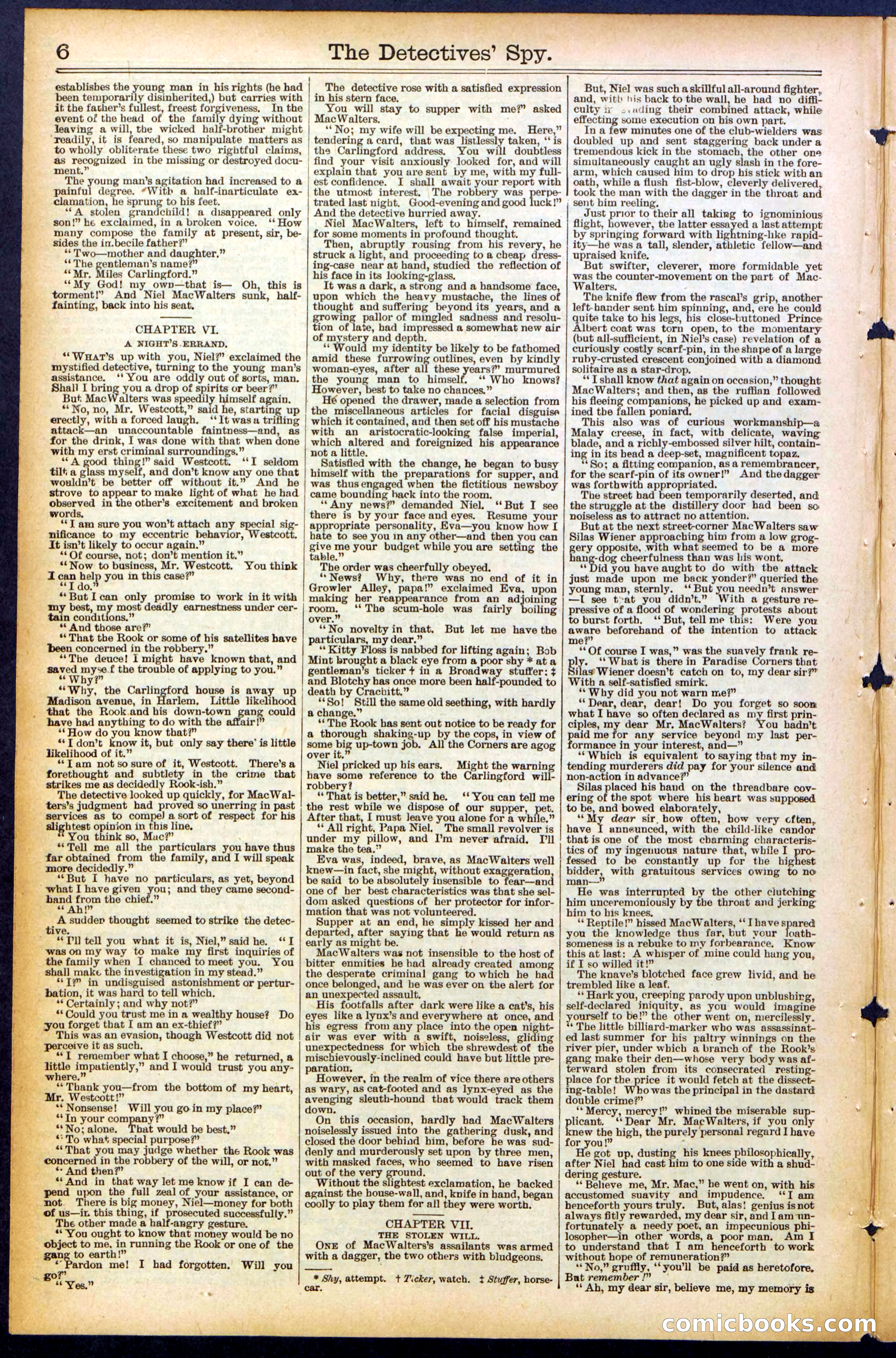 Beadle's Dime Library, No. 494 — page 6 of 32