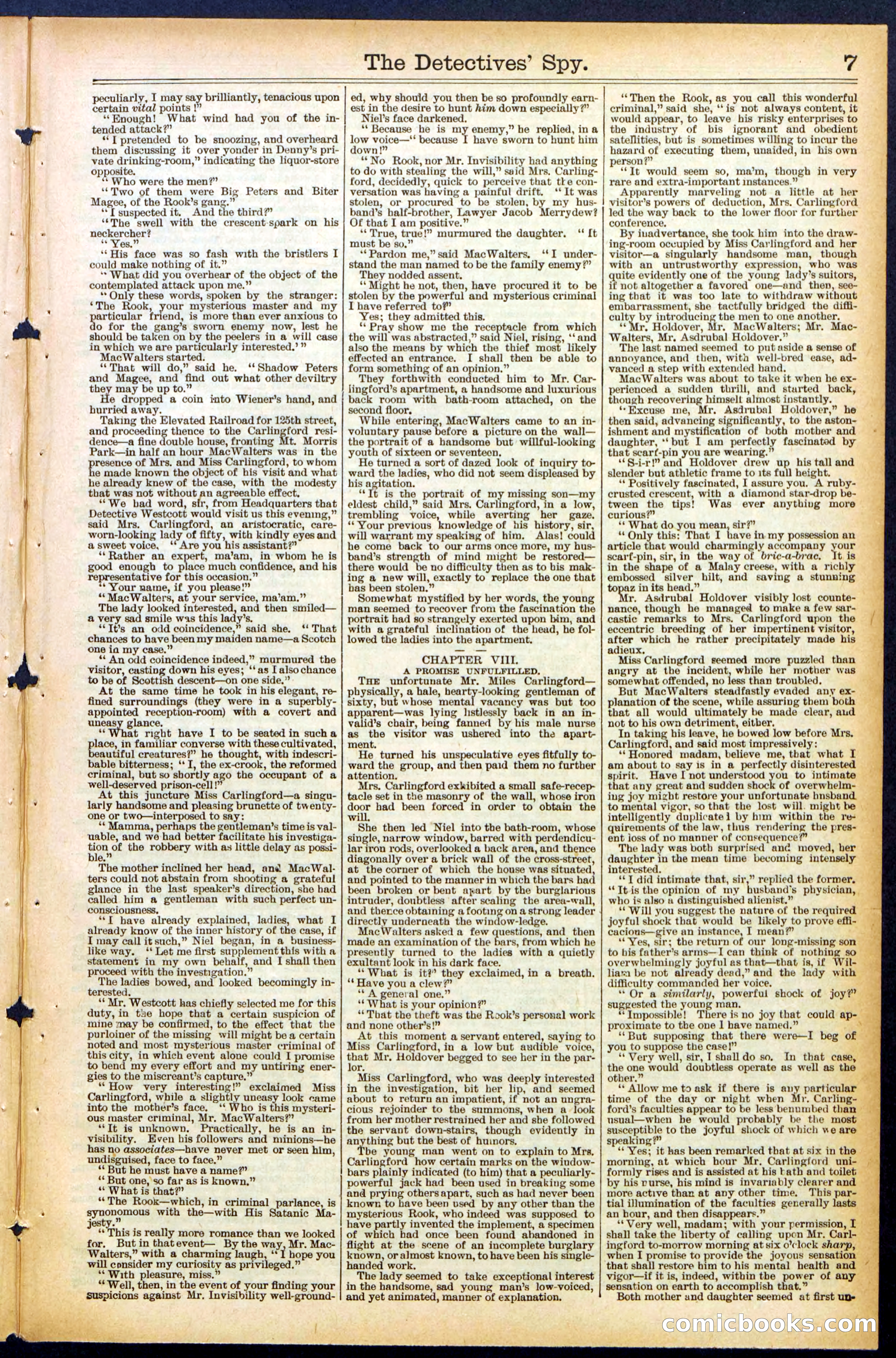Beadle's Dime Library, No. 494 — page 7 of 32