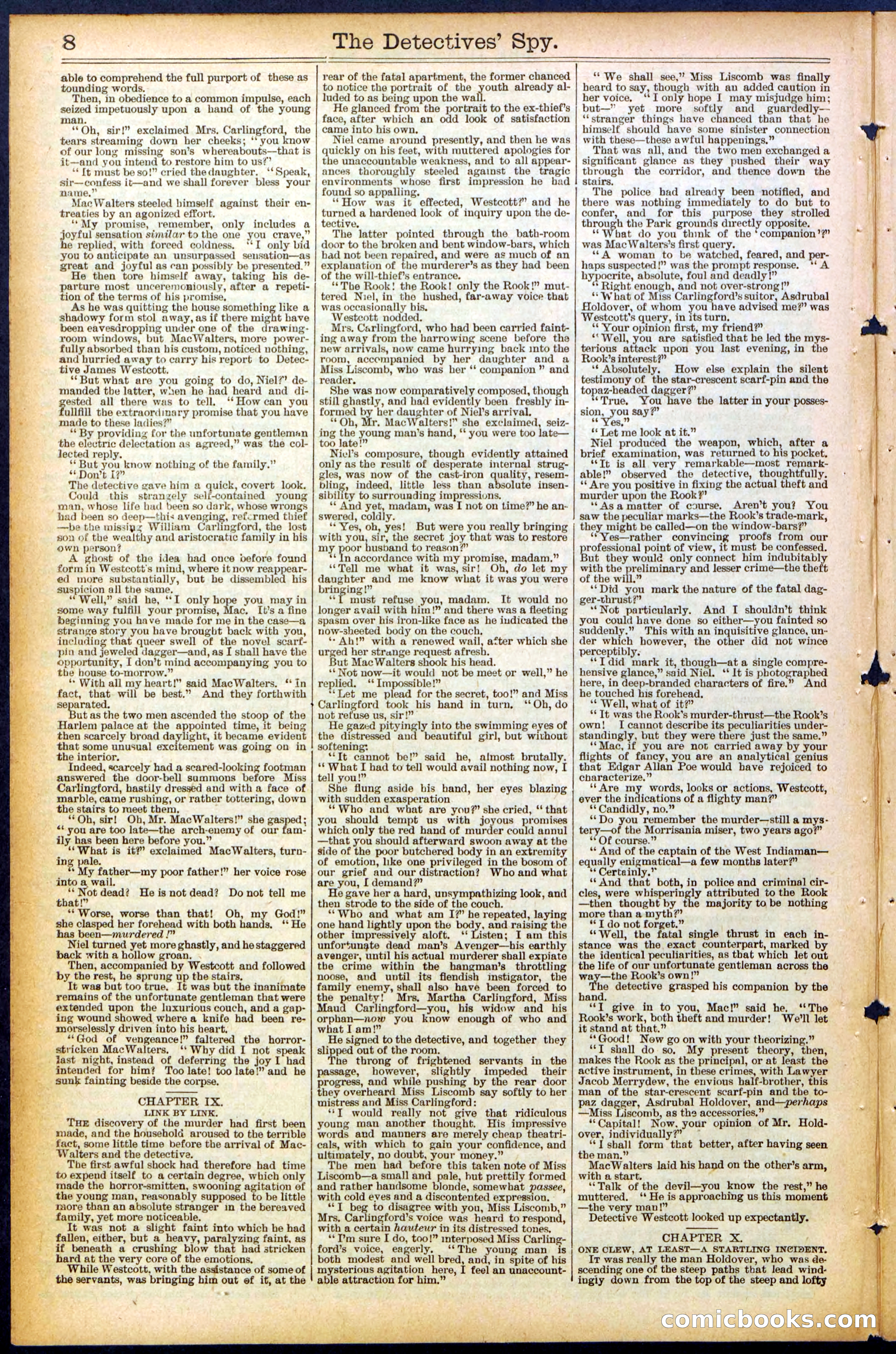 Beadle's Dime Library, No. 494 — page 8 of 32