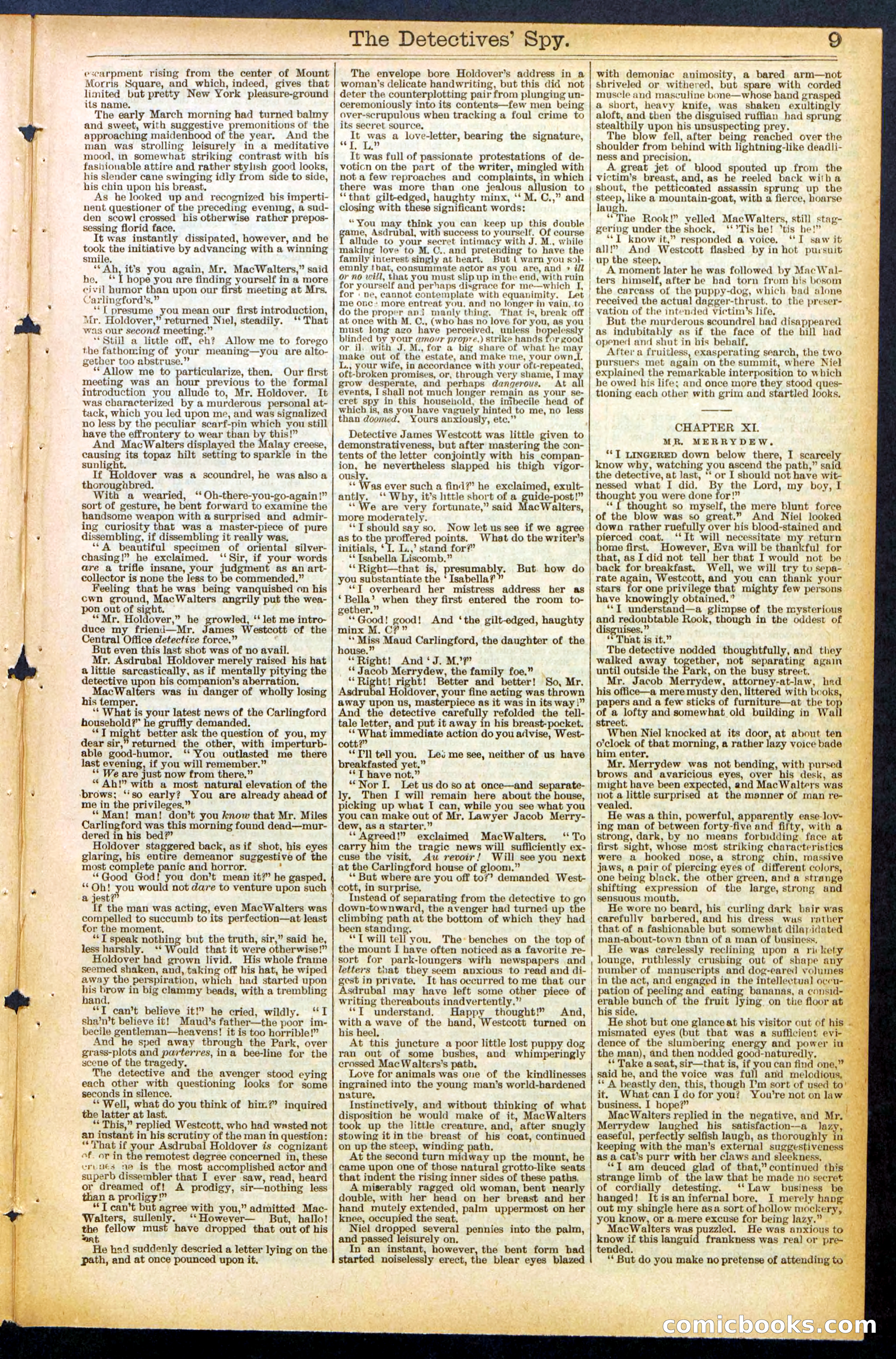 Beadle's Dime Library, No. 494 — page 9 of 32
