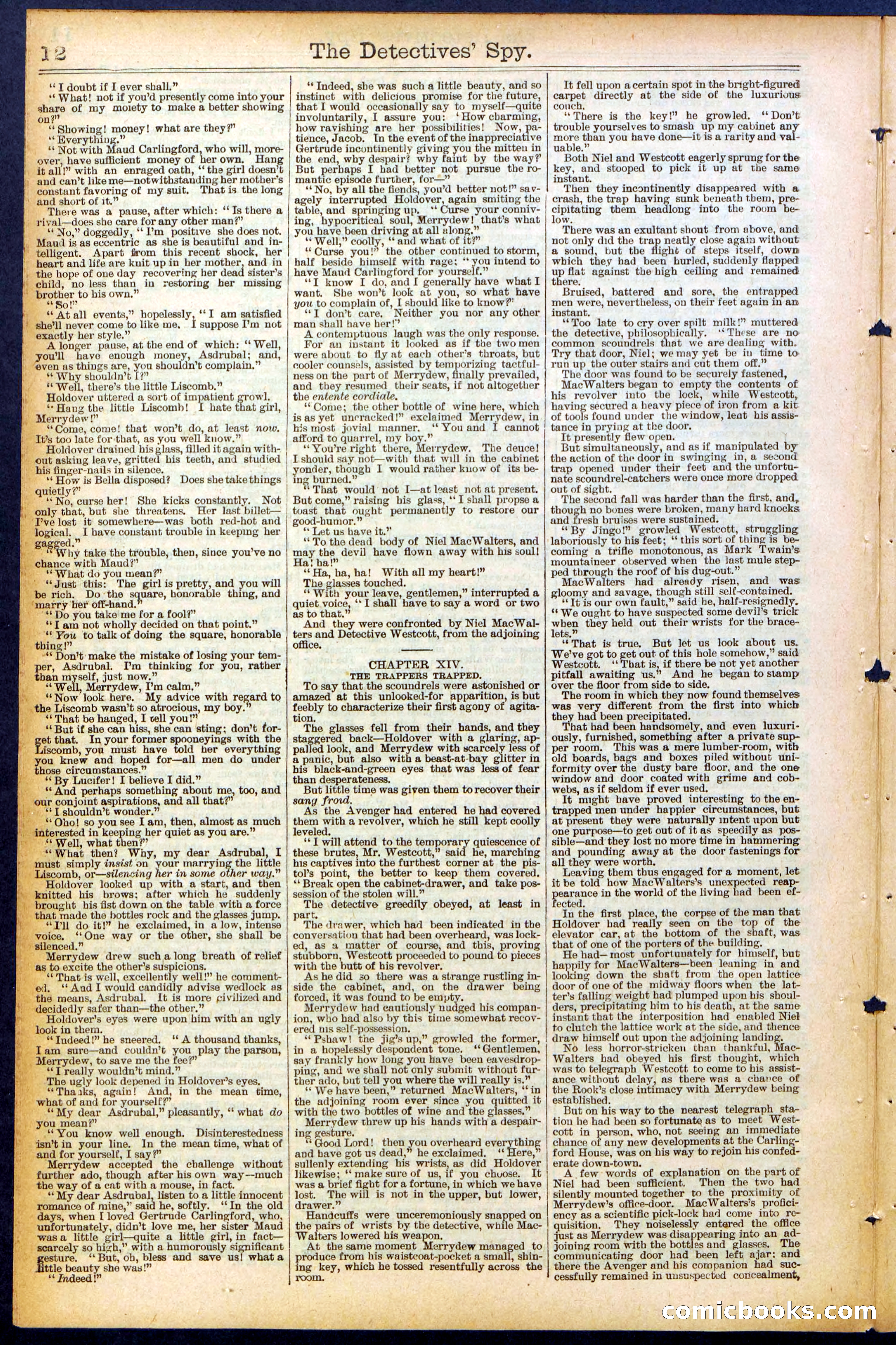 Beadle's Dime Library, No. 494 — page 12 of 32