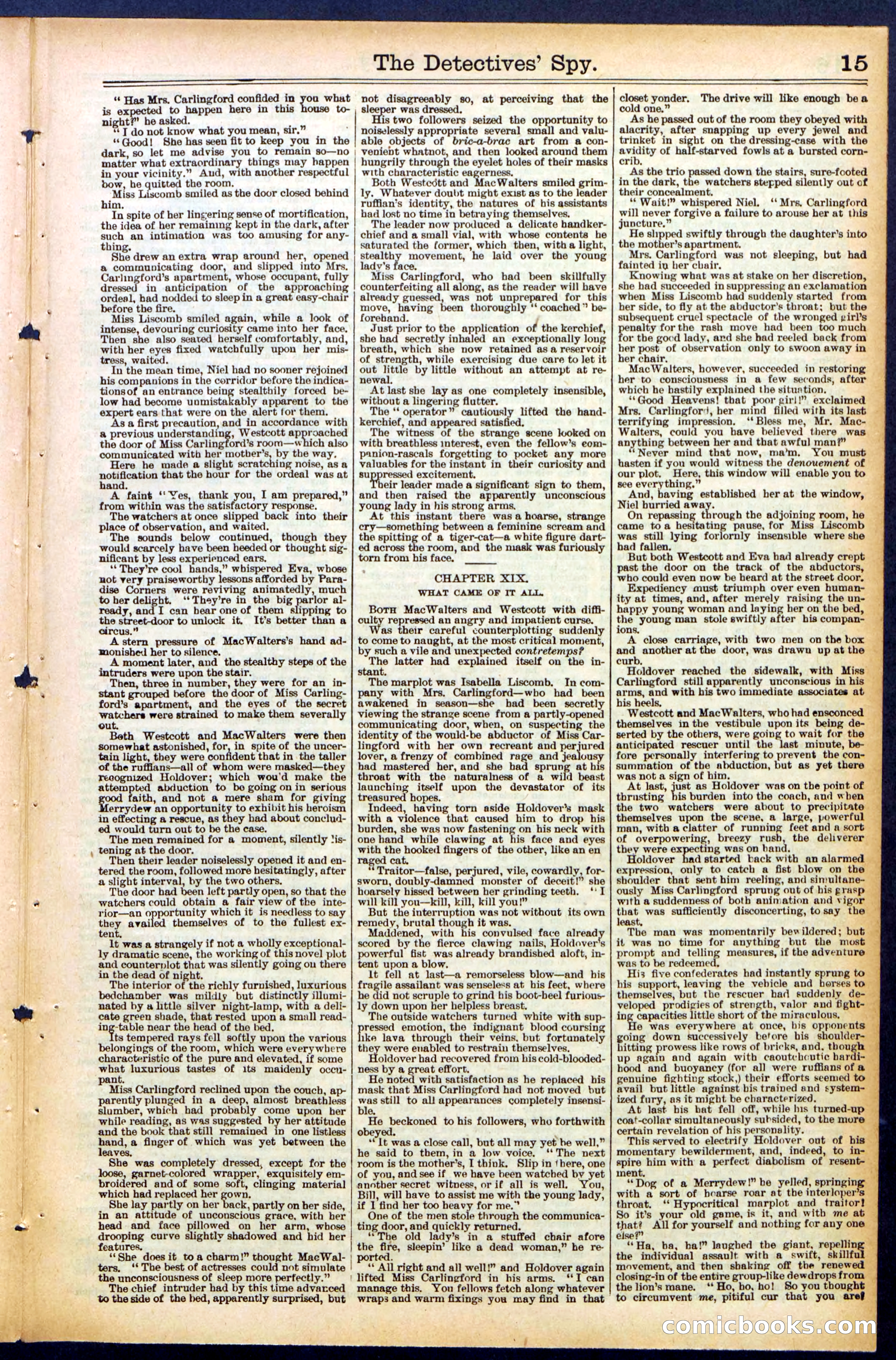 Beadle's Dime Library, No. 494 — page 15 of 32