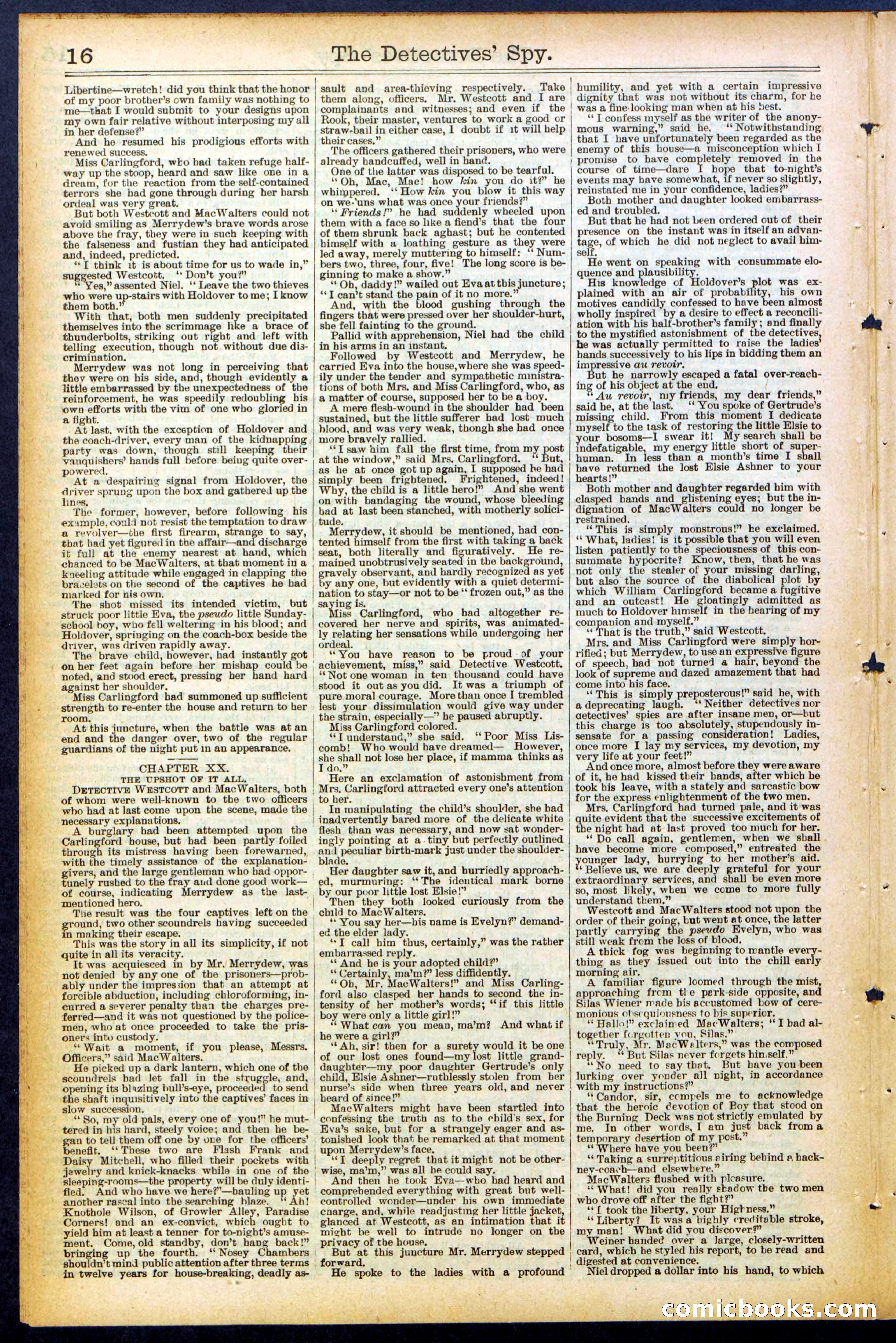 Beadle's Dime Library, No. 494 — page 16 of 32