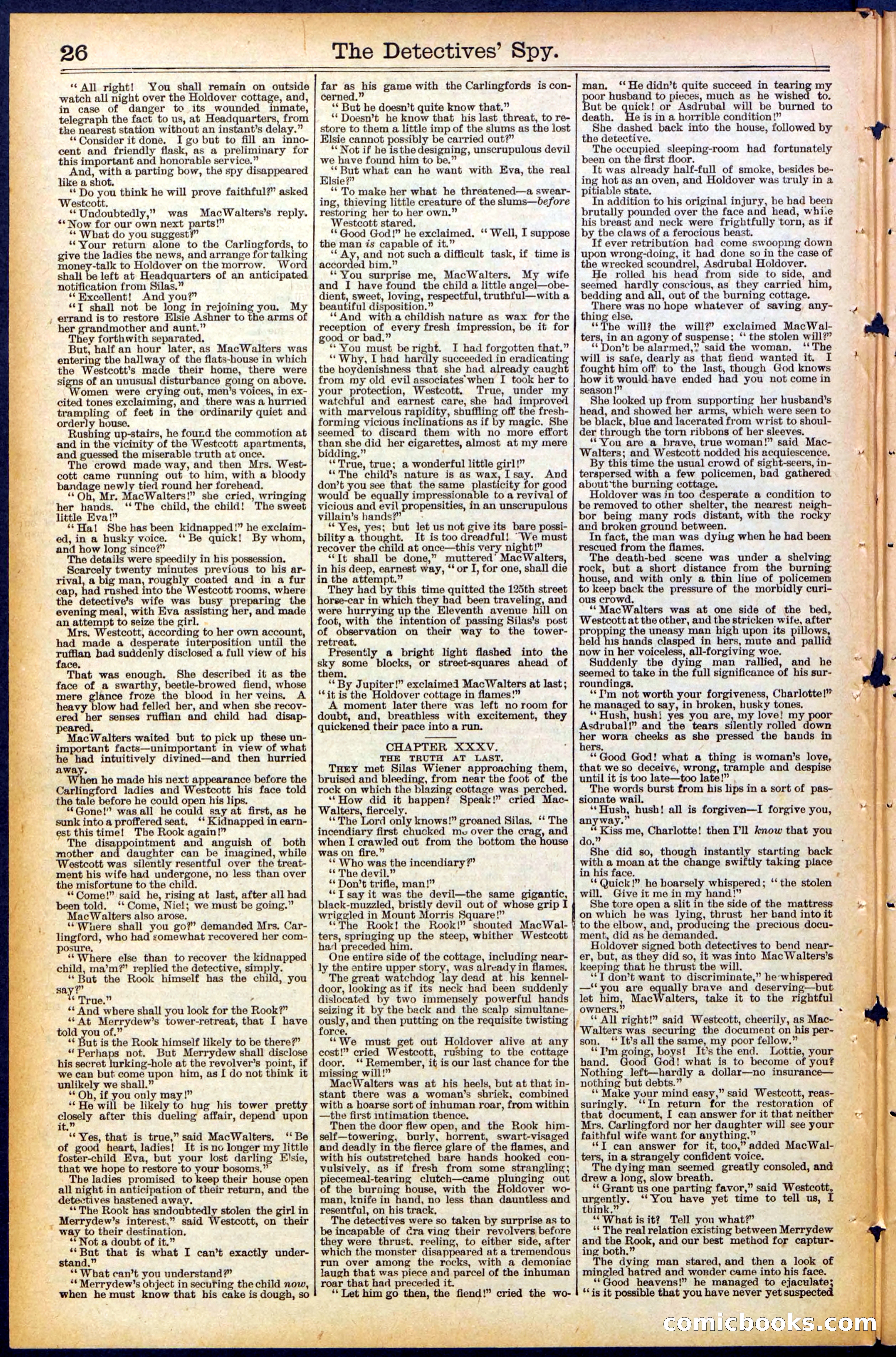 Beadle's Dime Library, No. 494 — page 26 of 32