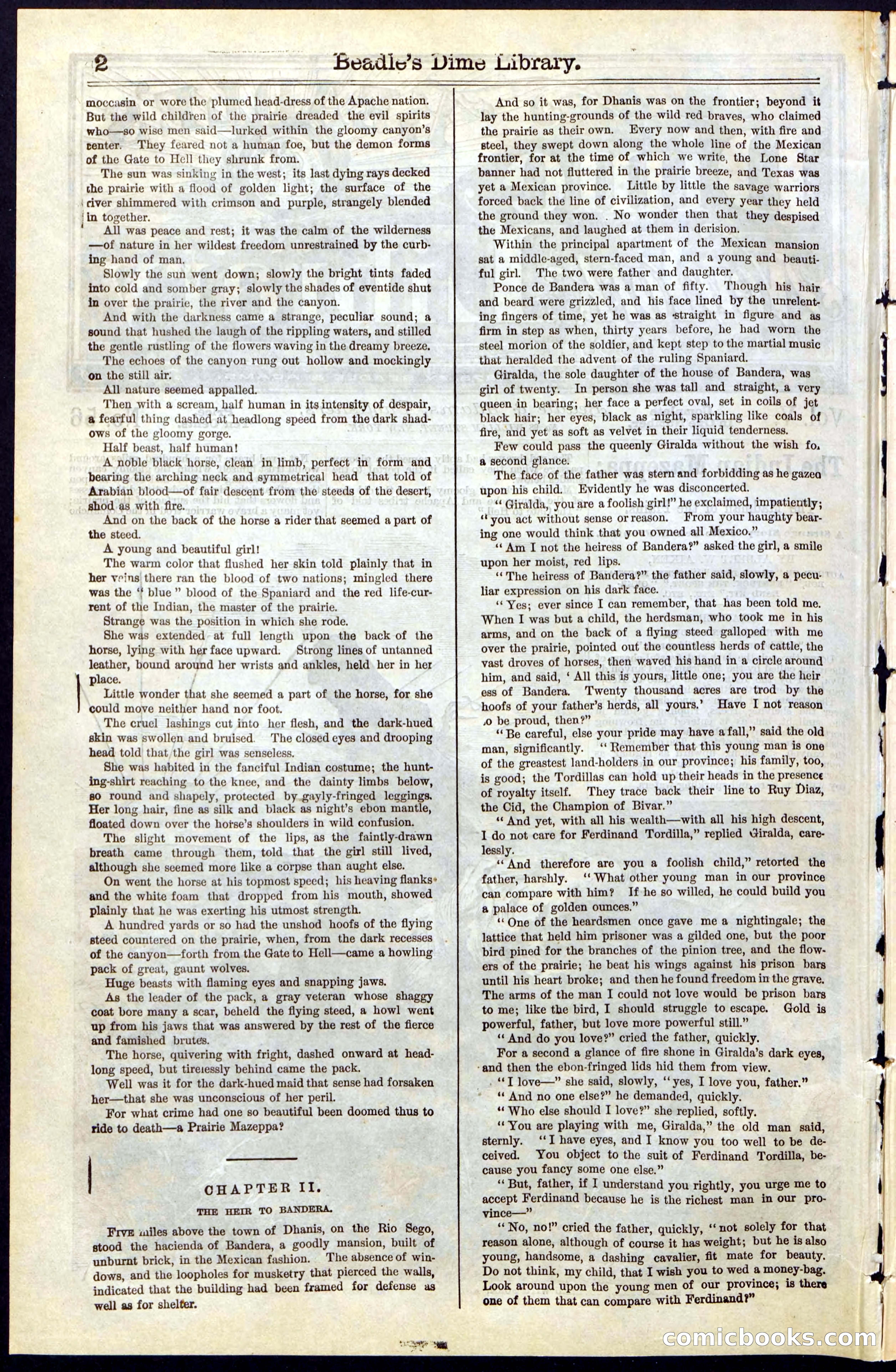 The Indian Mazeppa: or, The Madman of the Plains — page 2 of 48