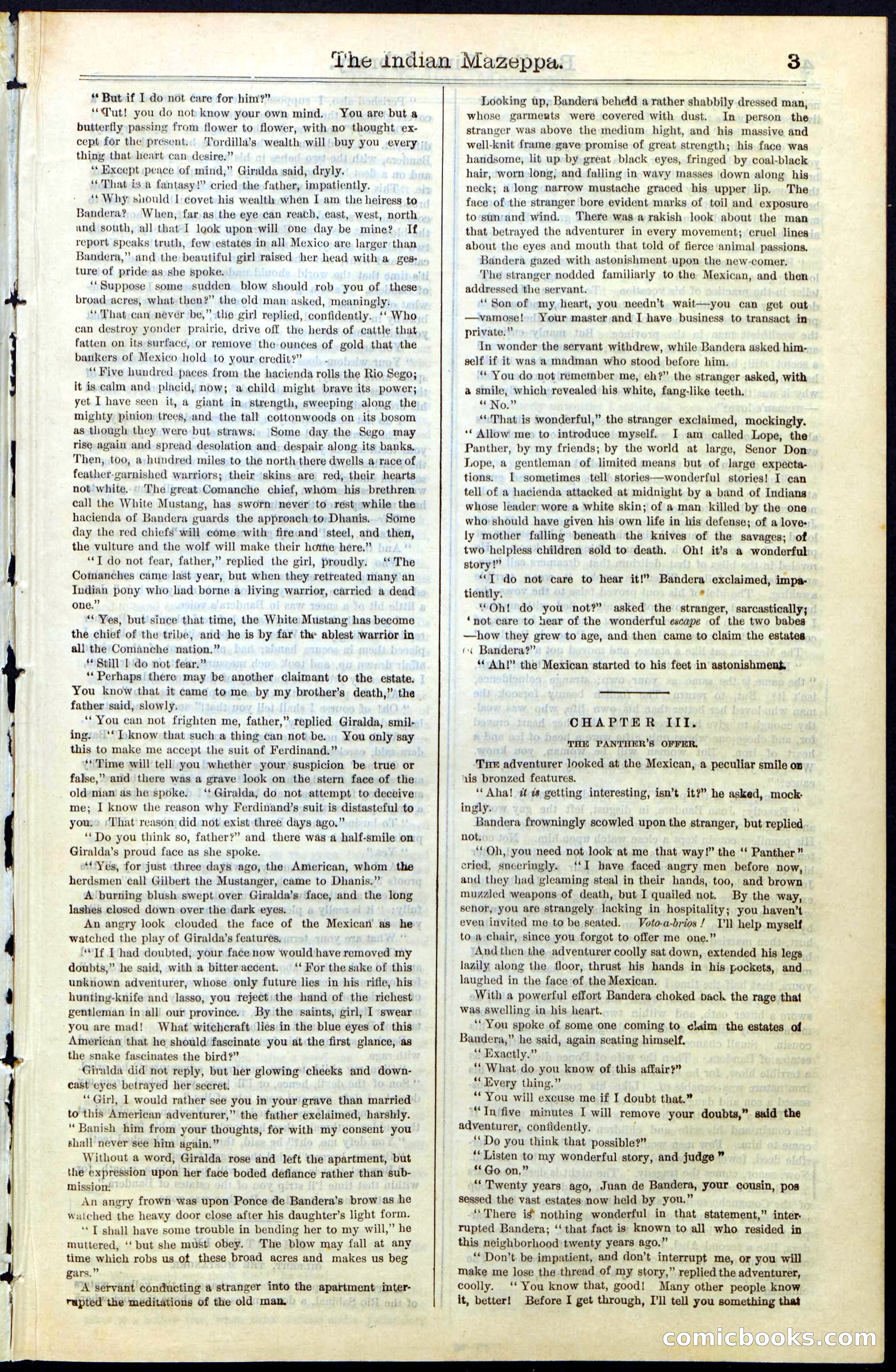 The Indian Mazeppa: or, The Madman of the Plains — page 3 of 48