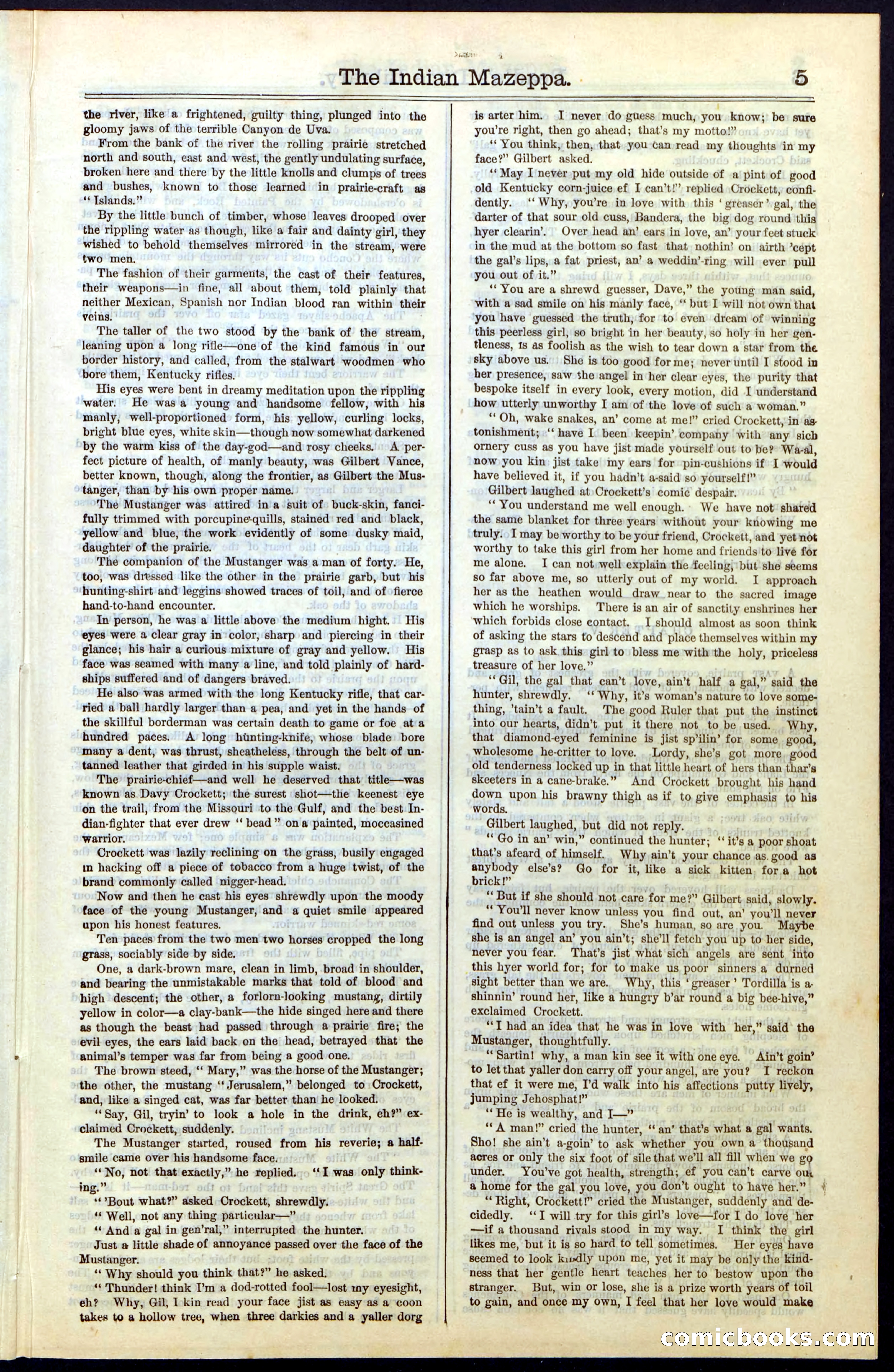 The Indian Mazeppa: or, The Madman of the Plains — page 5 of 48