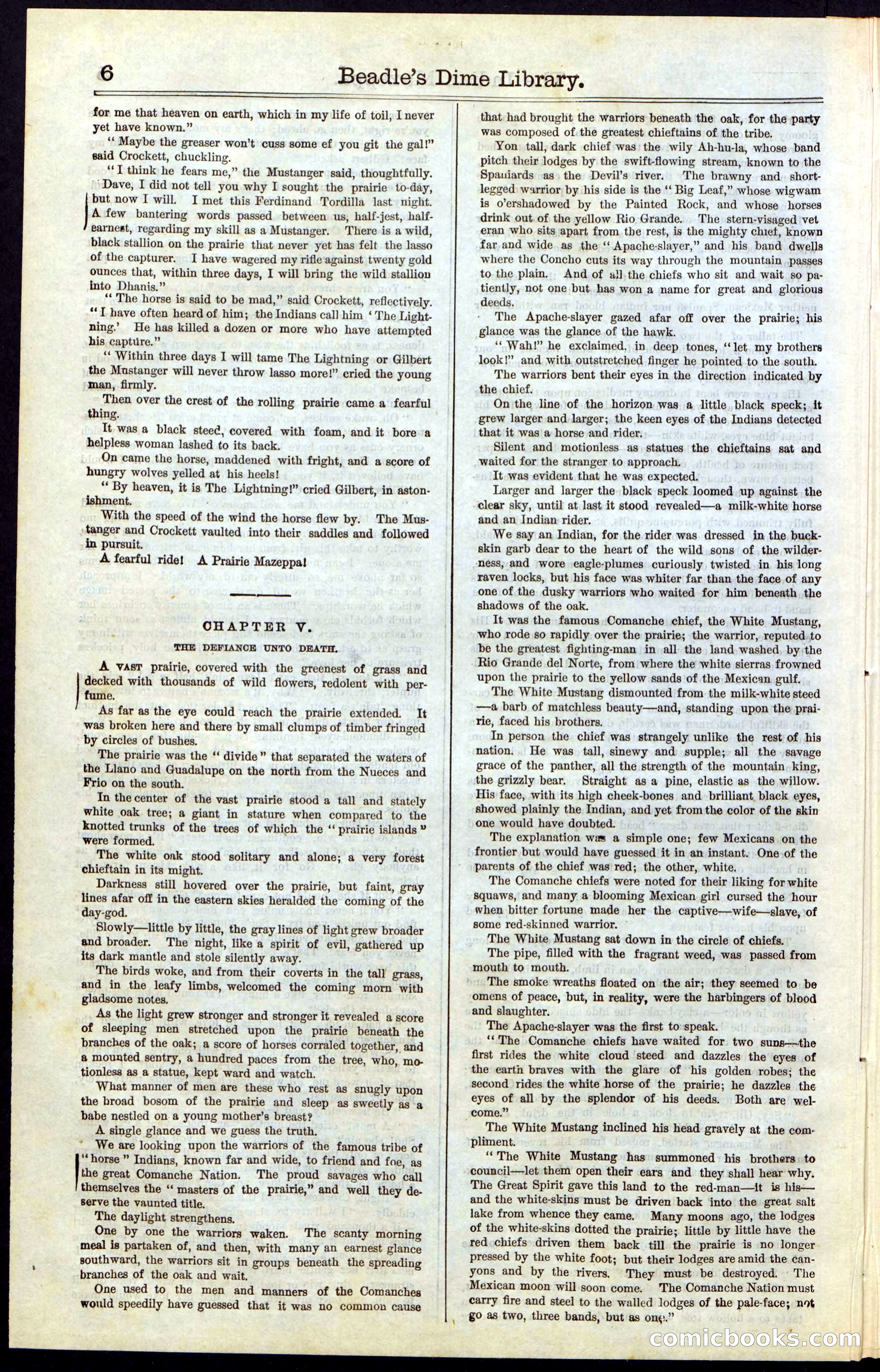 The Indian Mazeppa: or, The Madman of the Plains — page 6 of 48