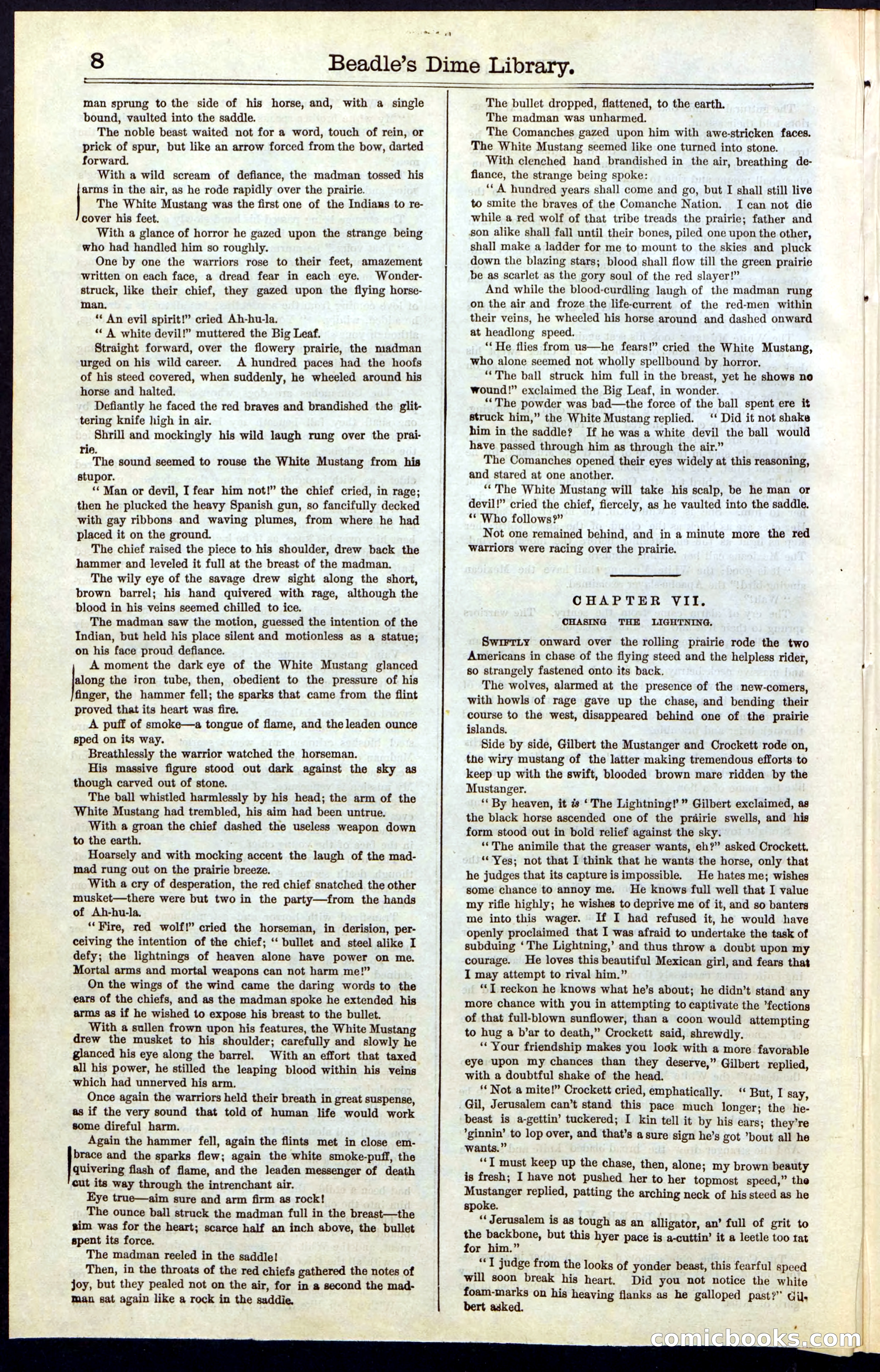 The Indian Mazeppa: or, The Madman of the Plains — page 8 of 48