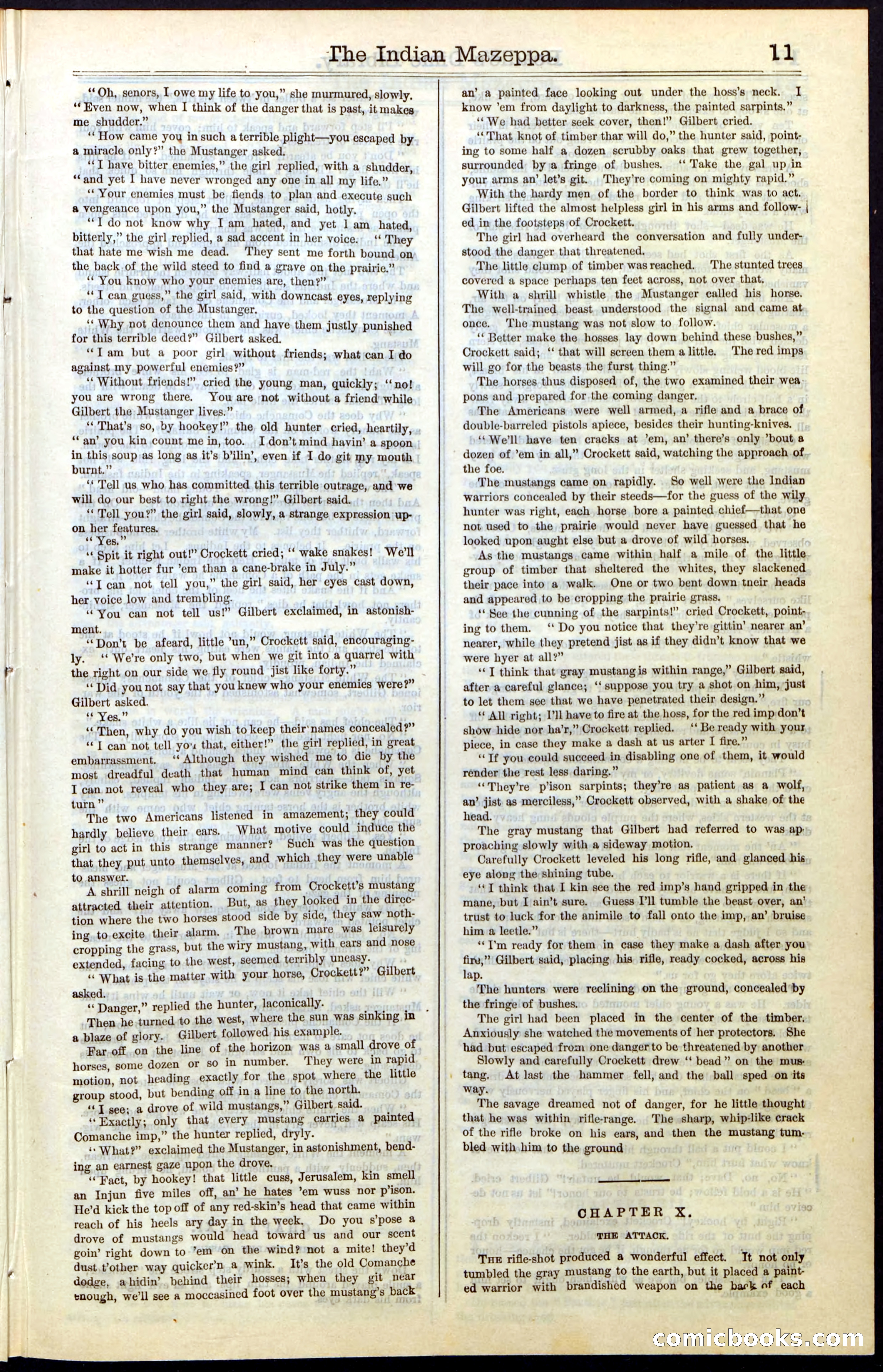 The Indian Mazeppa: or, The Madman of the Plains — page 11 of 48