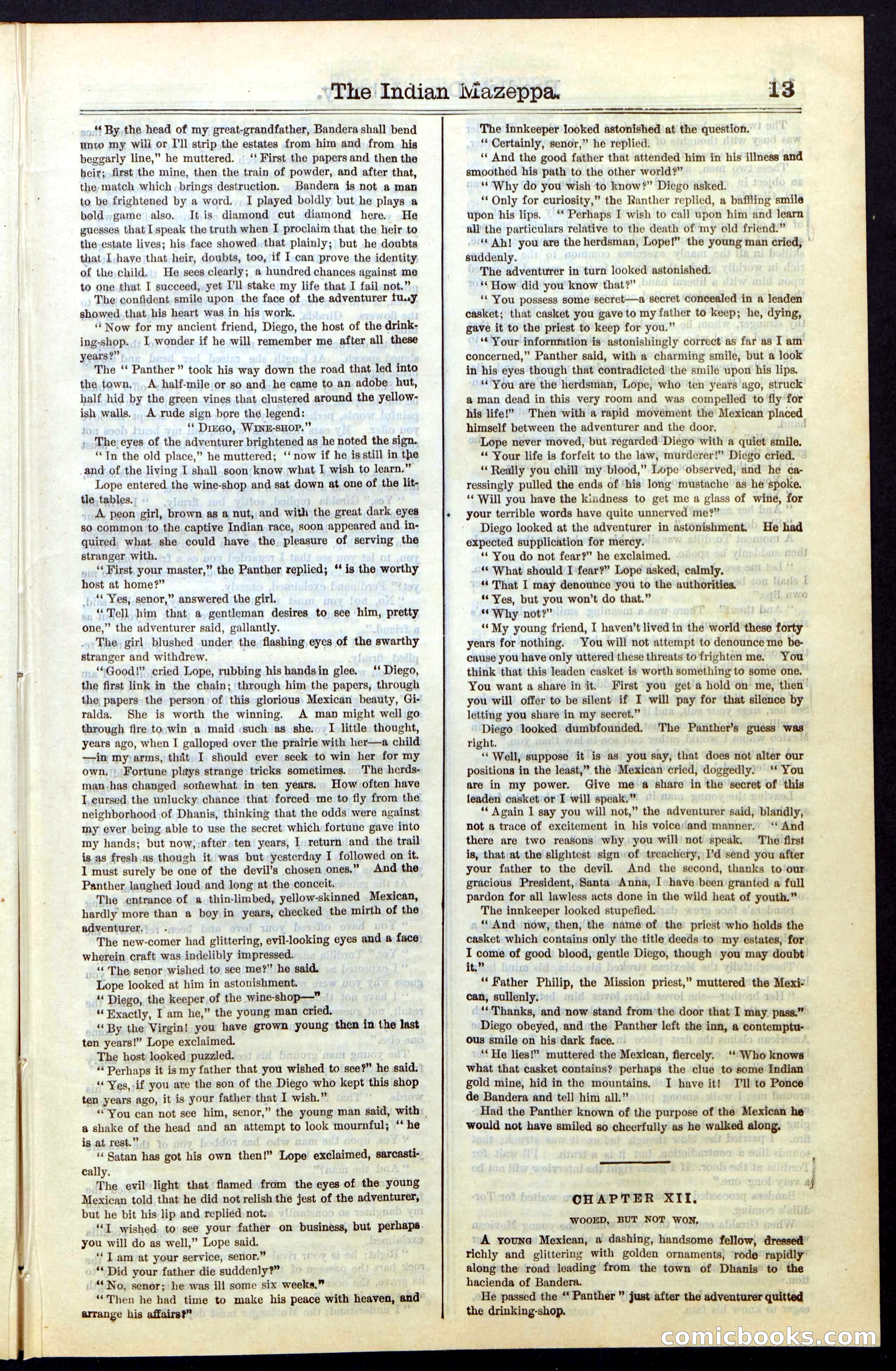 The Indian Mazeppa: or, The Madman of the Plains — page 13 of 48
