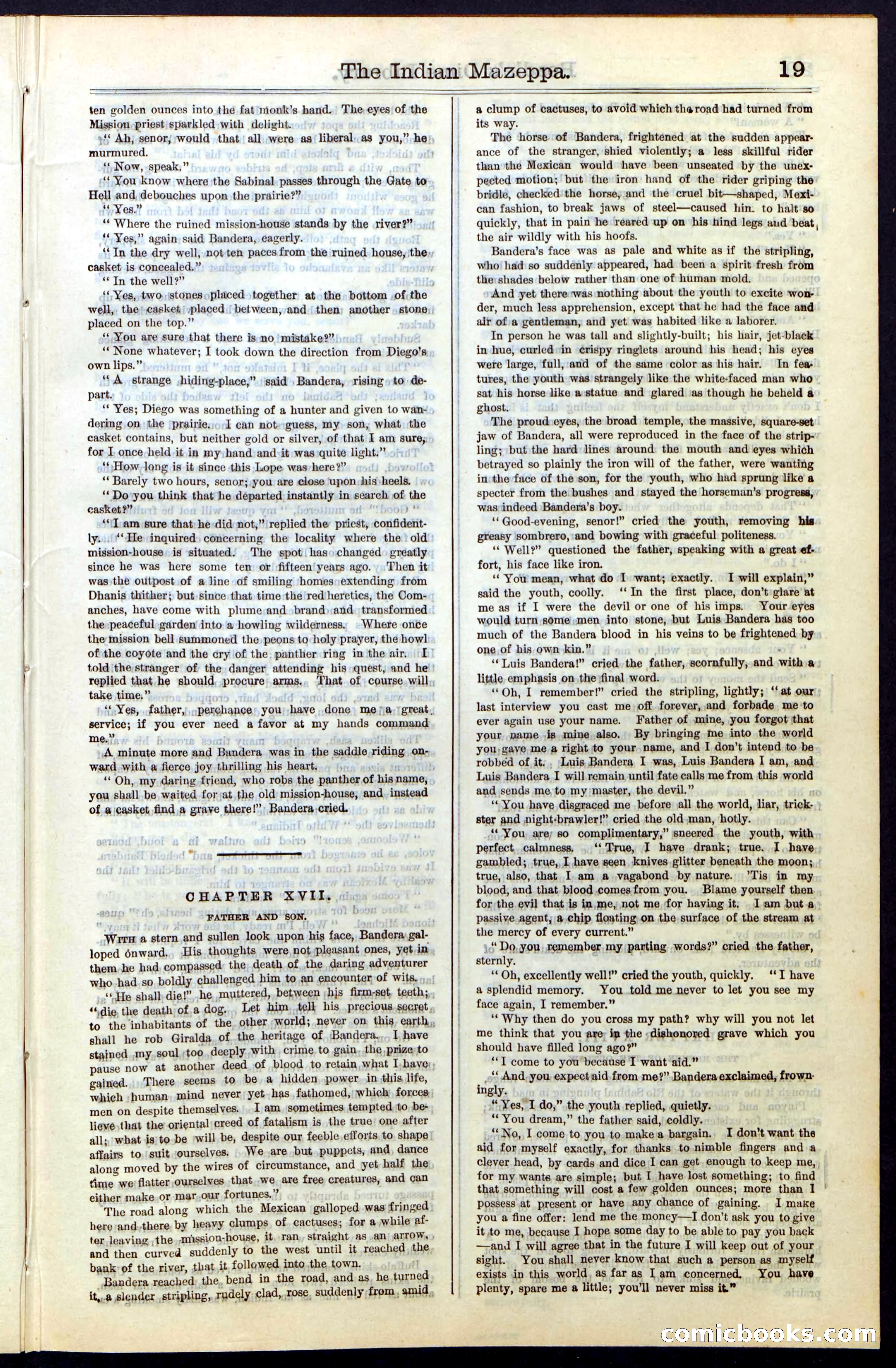 The Indian Mazeppa: or, The Madman of the Plains — page 19 of 48