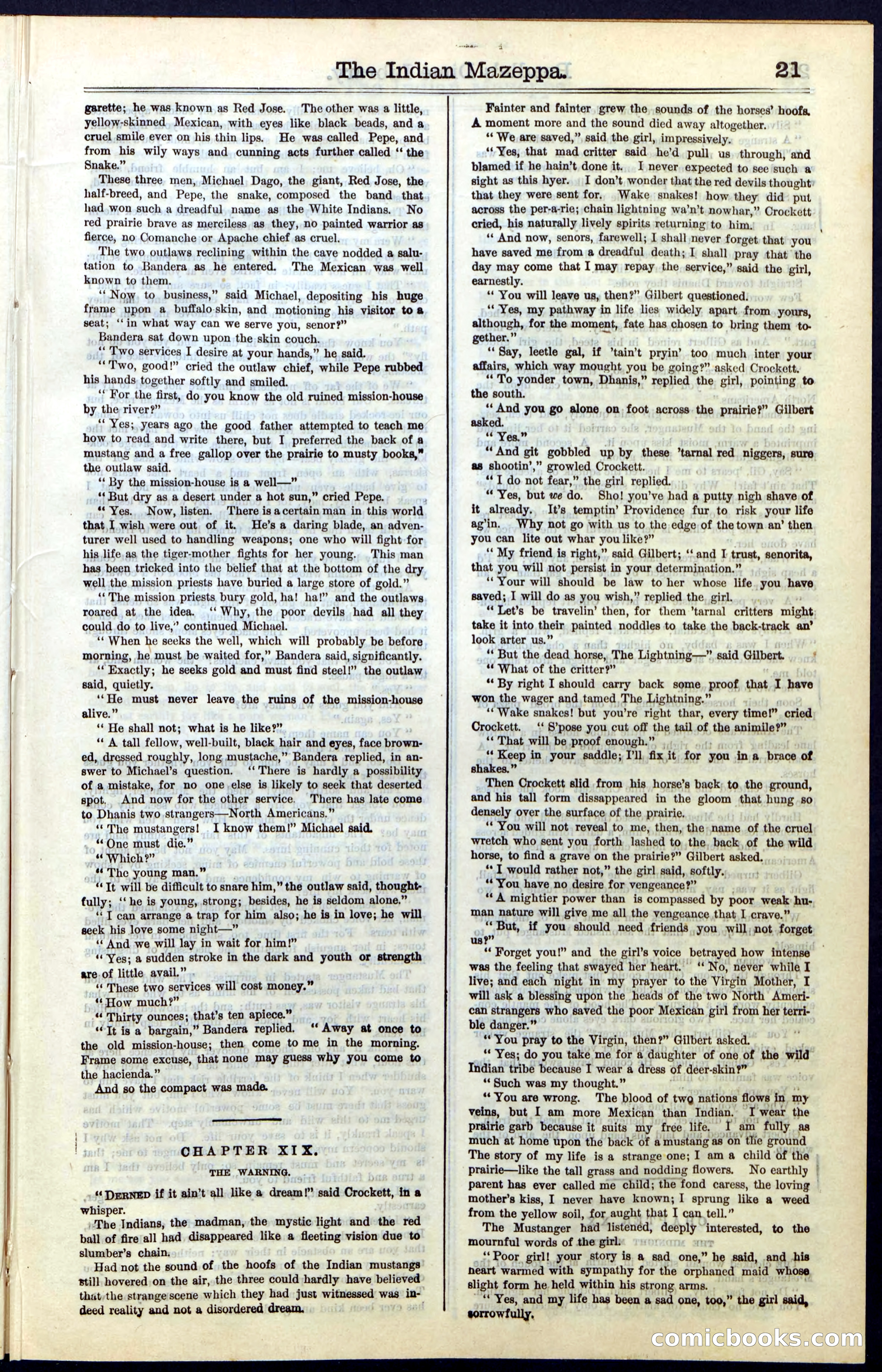 The Indian Mazeppa: or, The Madman of the Plains — page 21 of 48