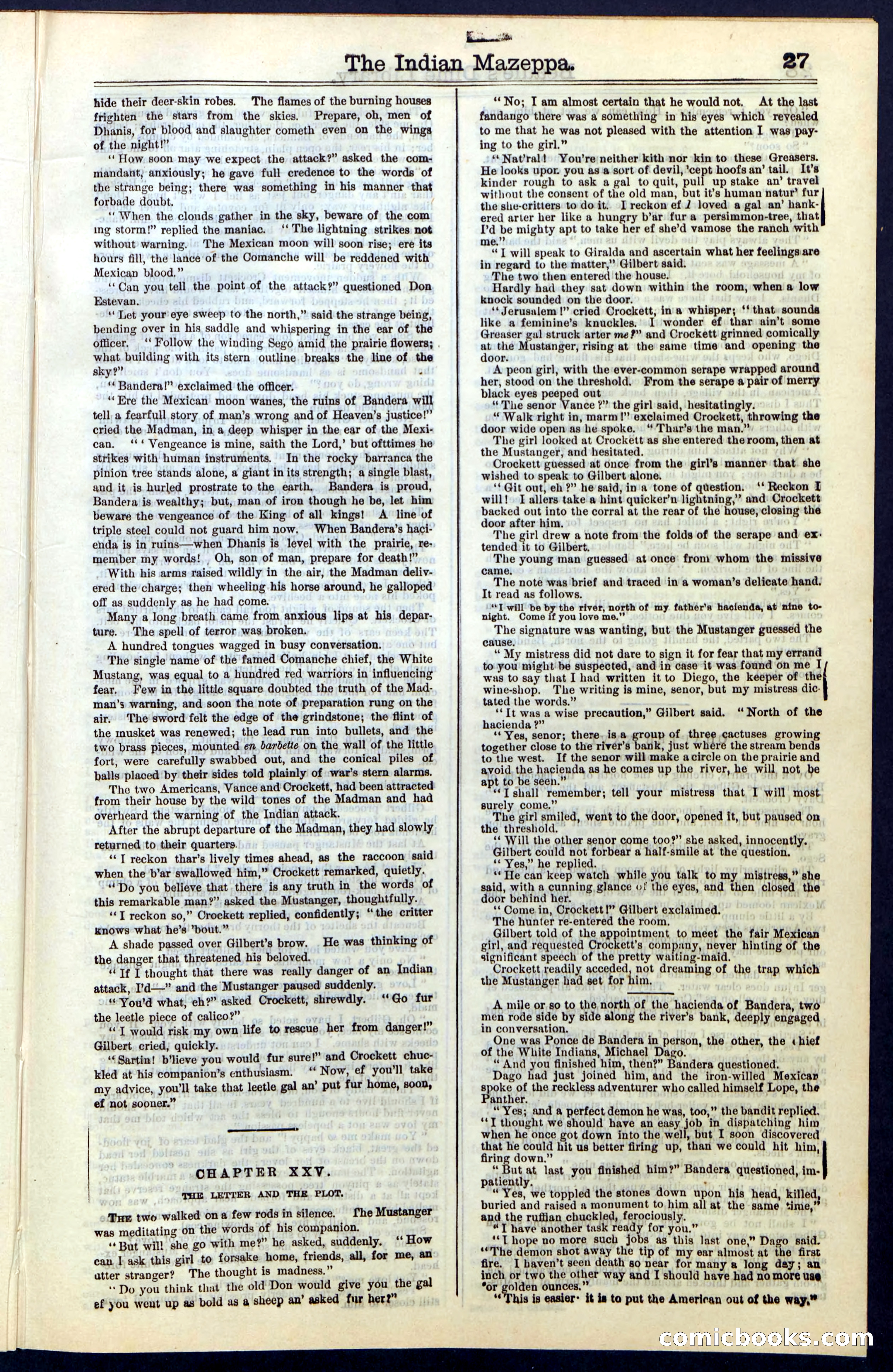 The Indian Mazeppa: or, The Madman of the Plains — page 27 of 48