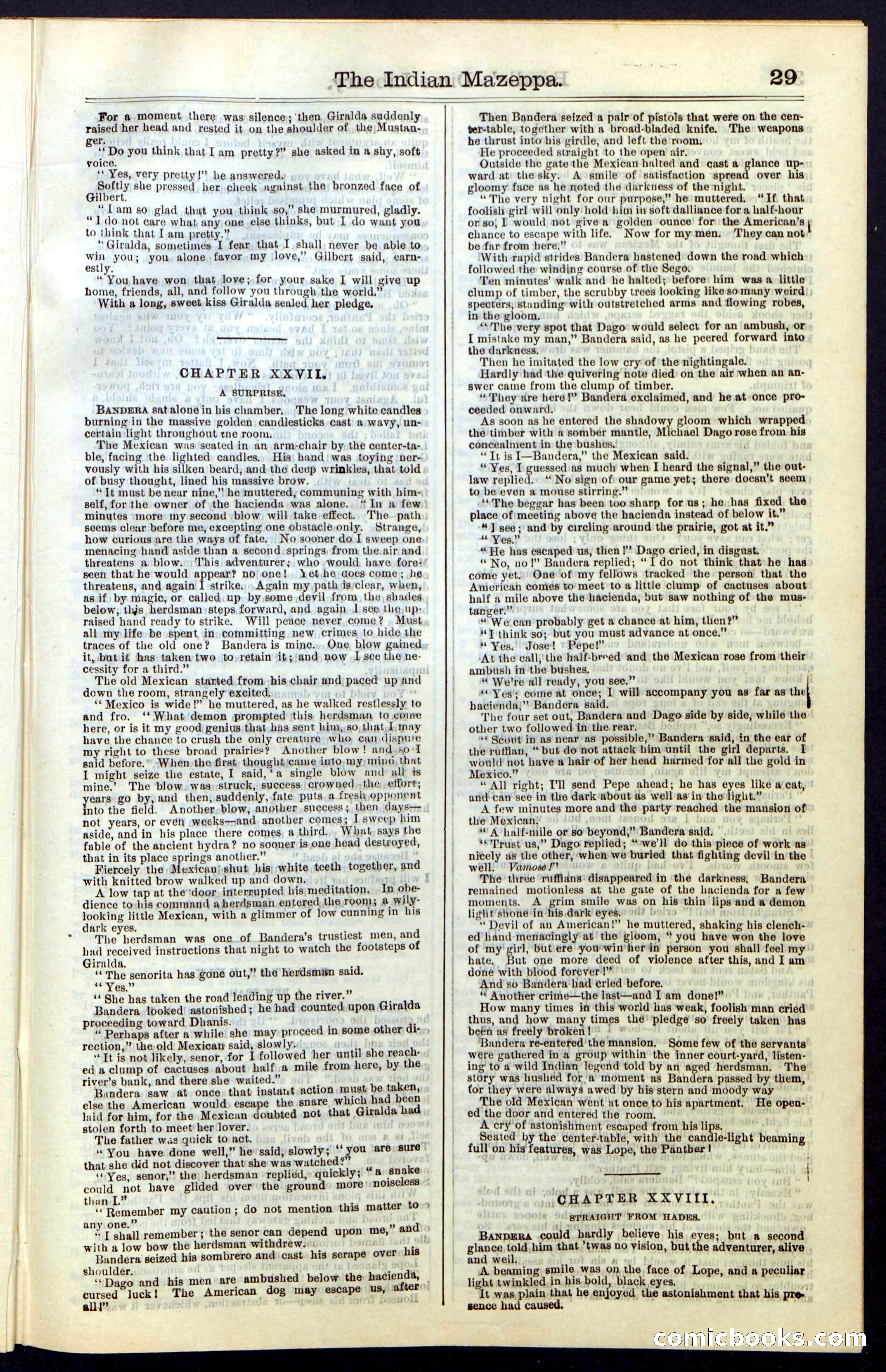 The Indian Mazeppa: or, The Madman of the Plains — page 29 of 48