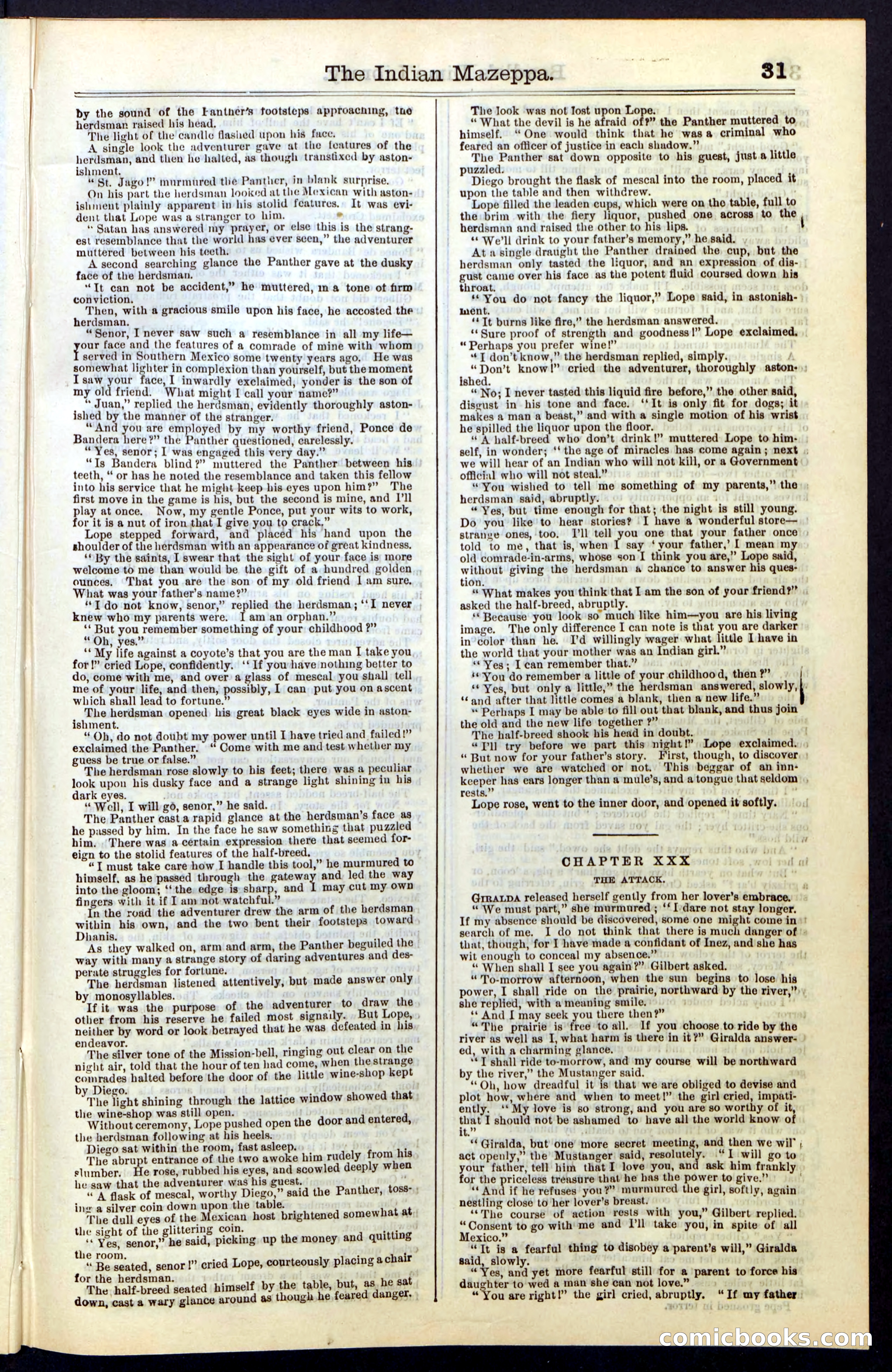 The Indian Mazeppa: or, The Madman of the Plains — page 31 of 48
