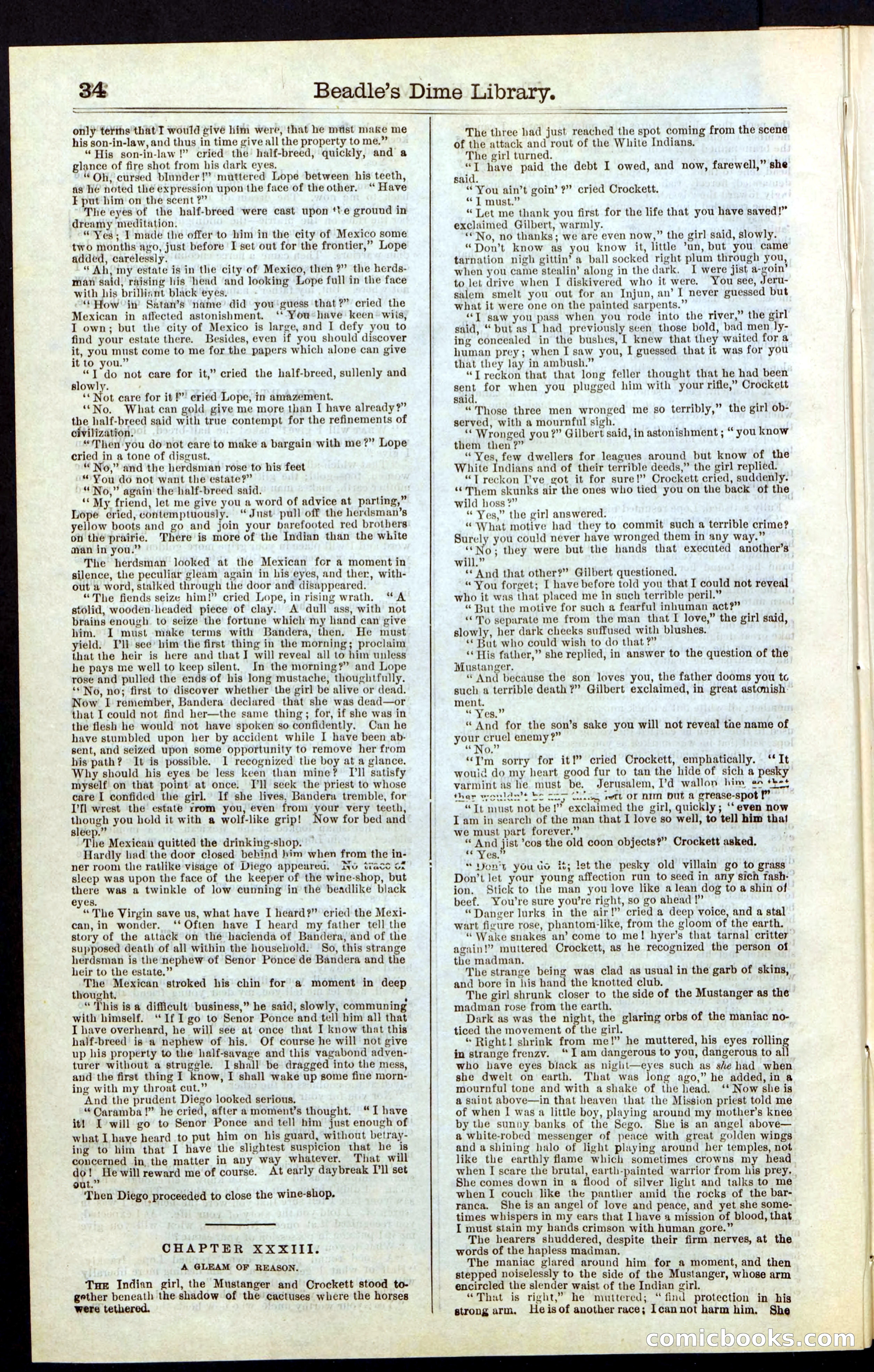 The Indian Mazeppa: or, The Madman of the Plains — page 34 of 48