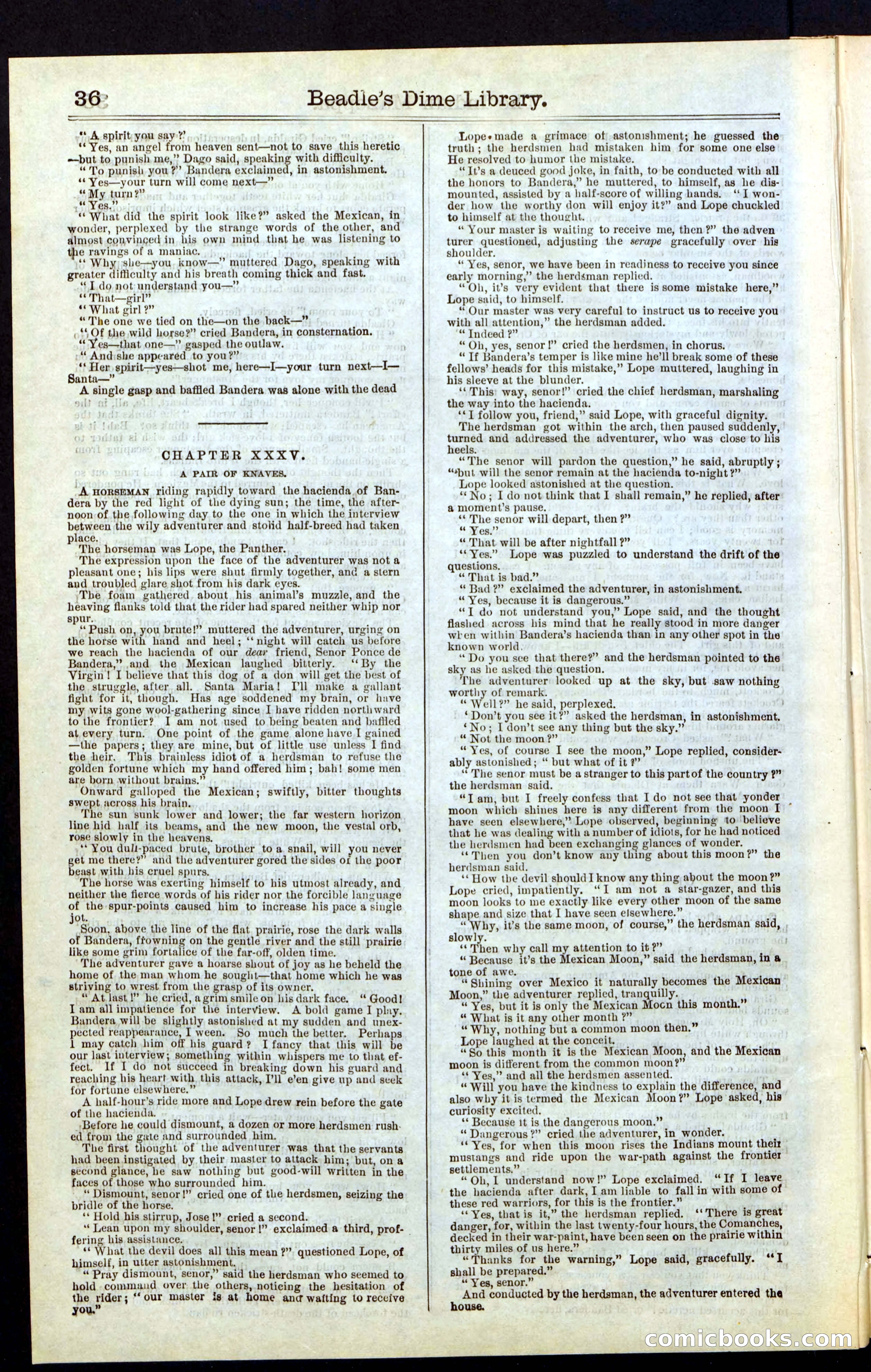 The Indian Mazeppa: or, The Madman of the Plains — page 36 of 48
