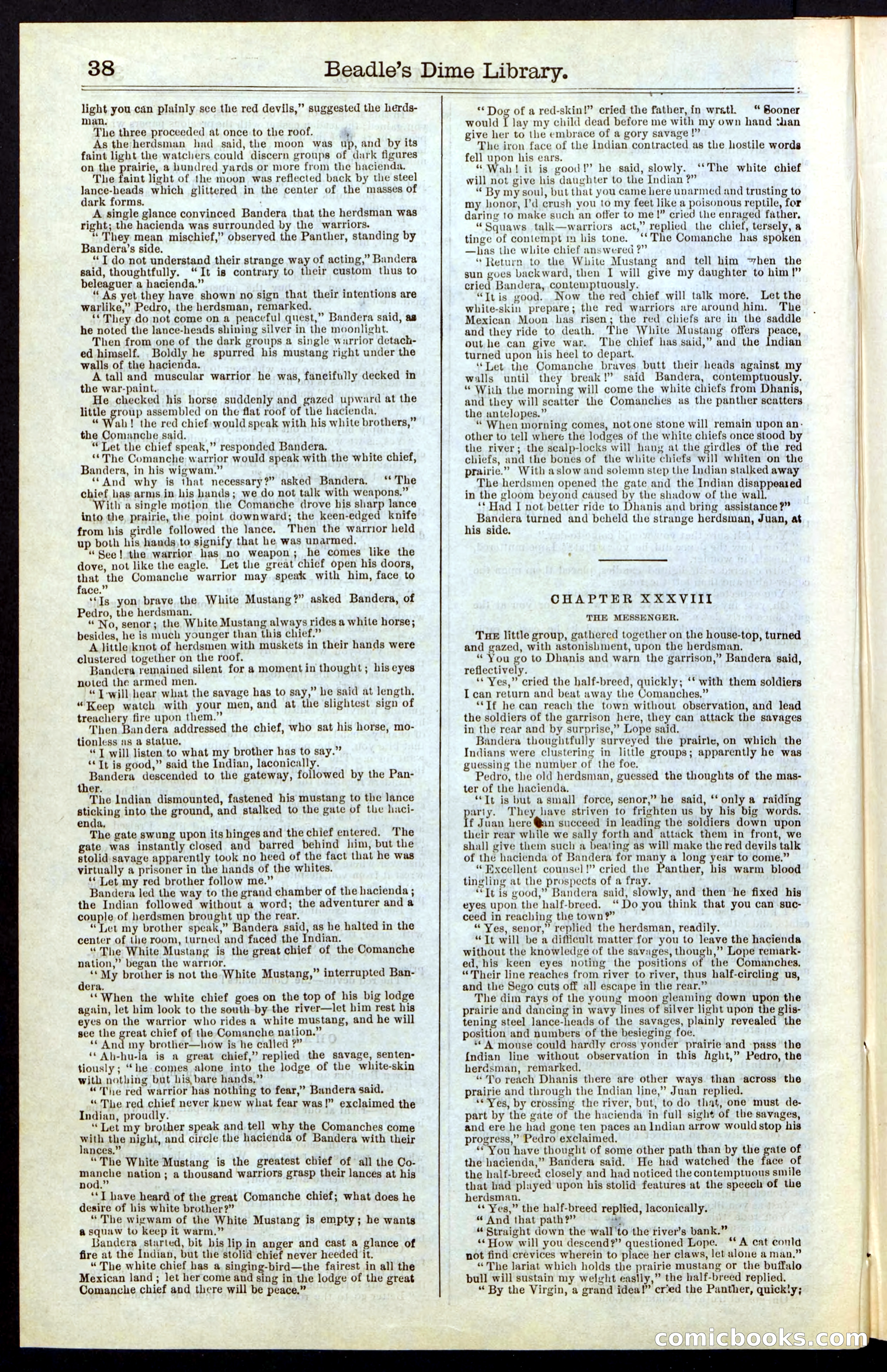 The Indian Mazeppa: or, The Madman of the Plains — page 38 of 48