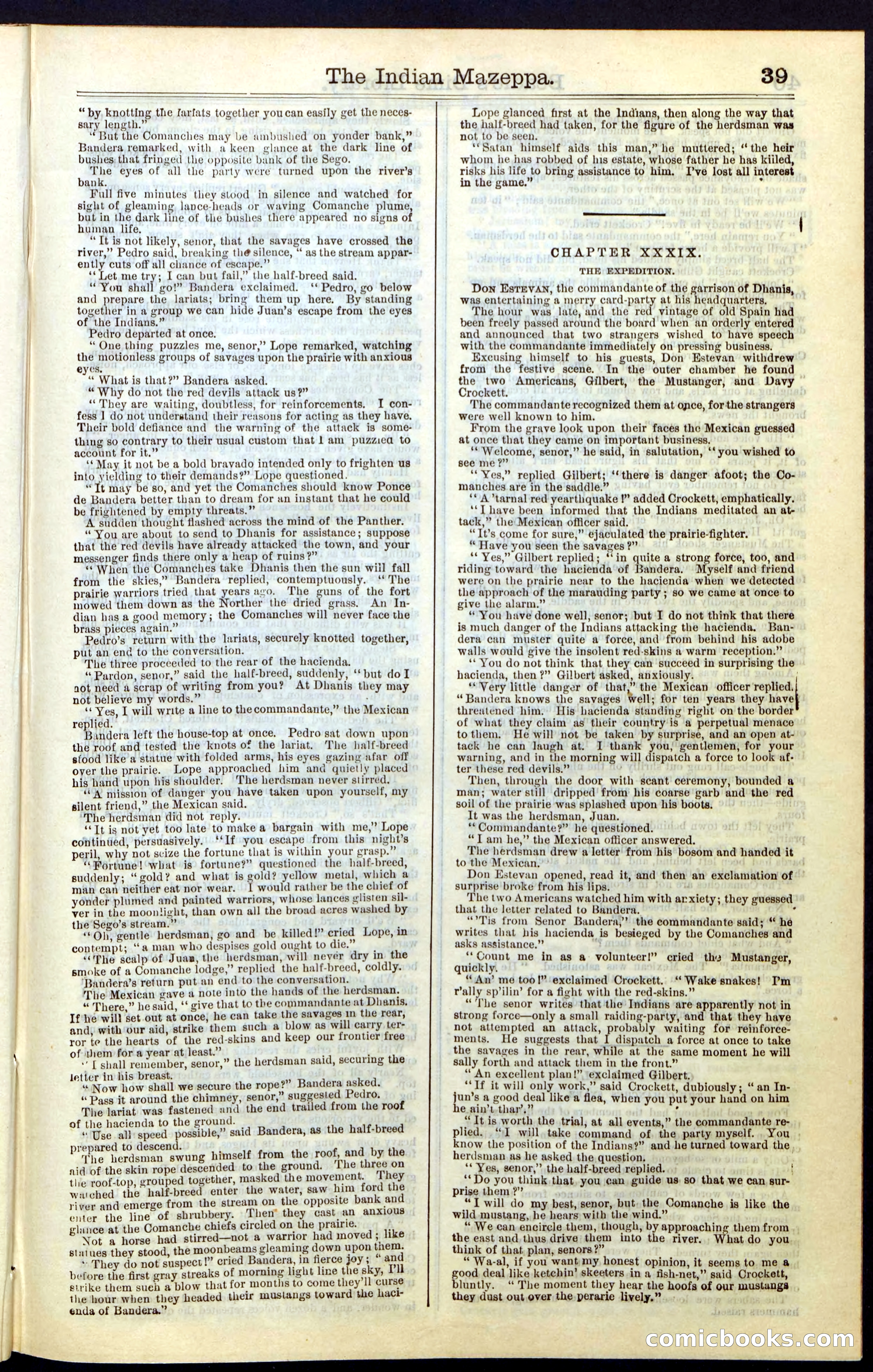 The Indian Mazeppa: or, The Madman of the Plains — page 39 of 48