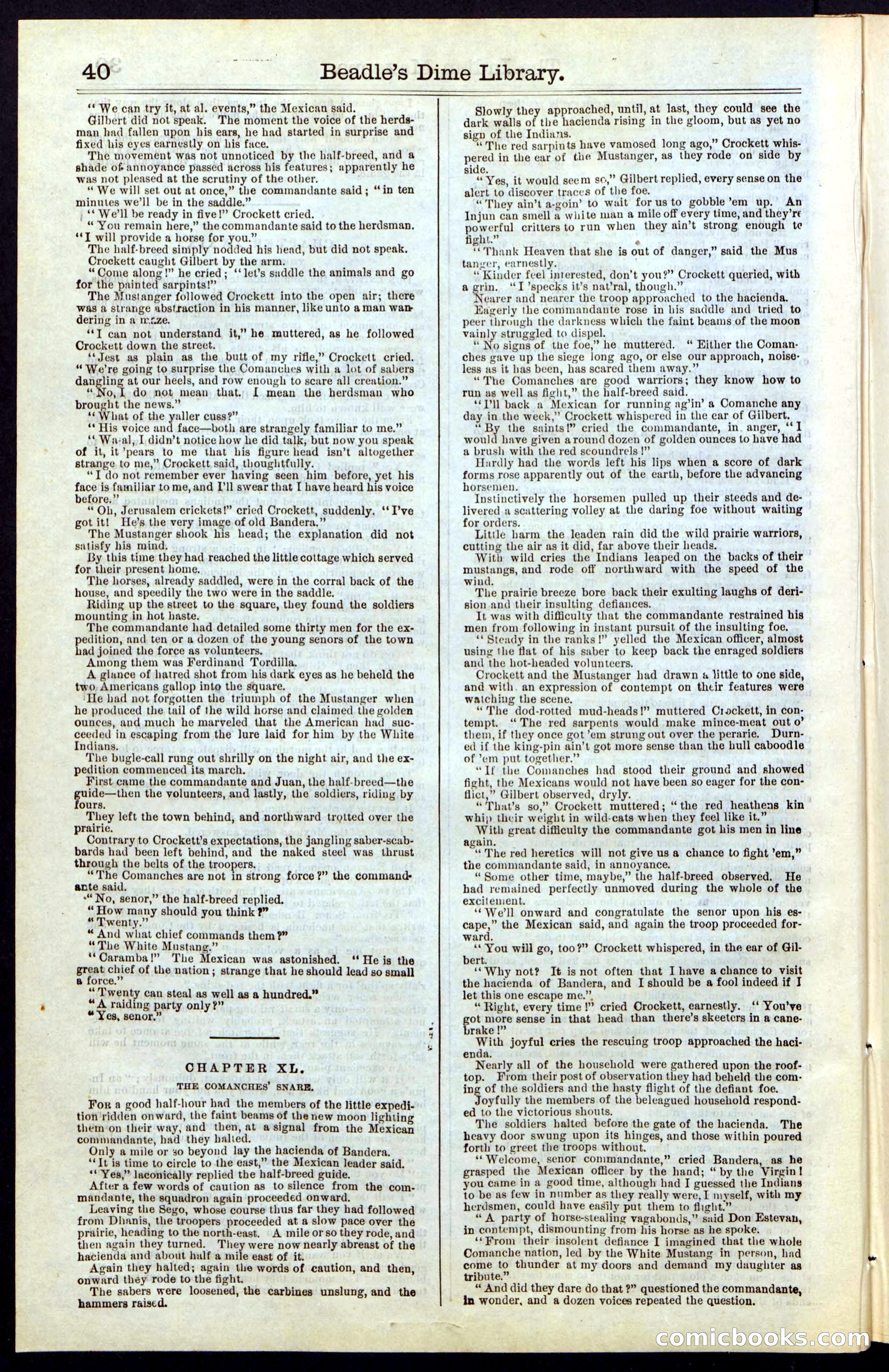 The Indian Mazeppa: or, The Madman of the Plains — page 40 of 48