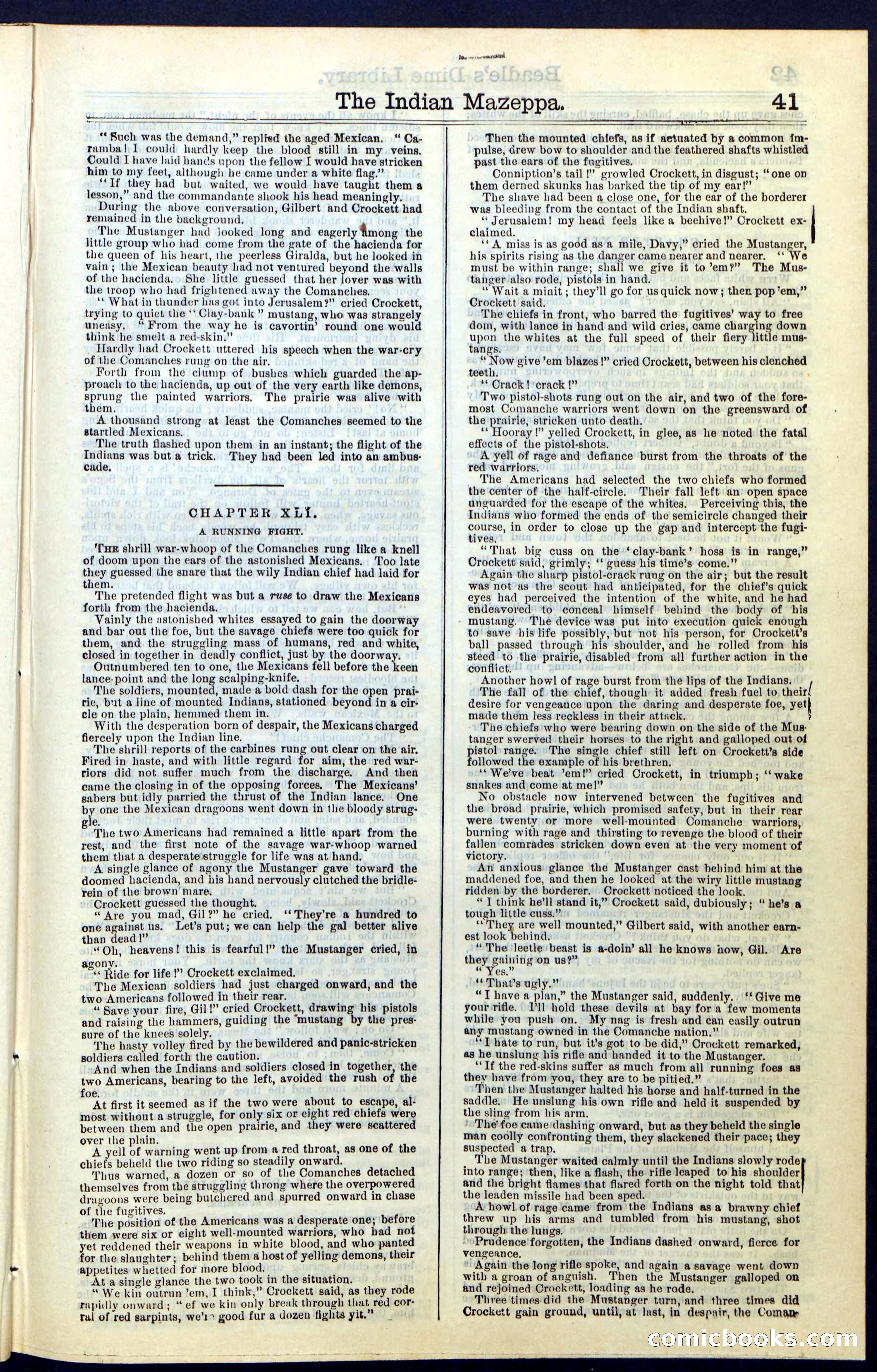 The Indian Mazeppa: or, The Madman of the Plains — page 41 of 48