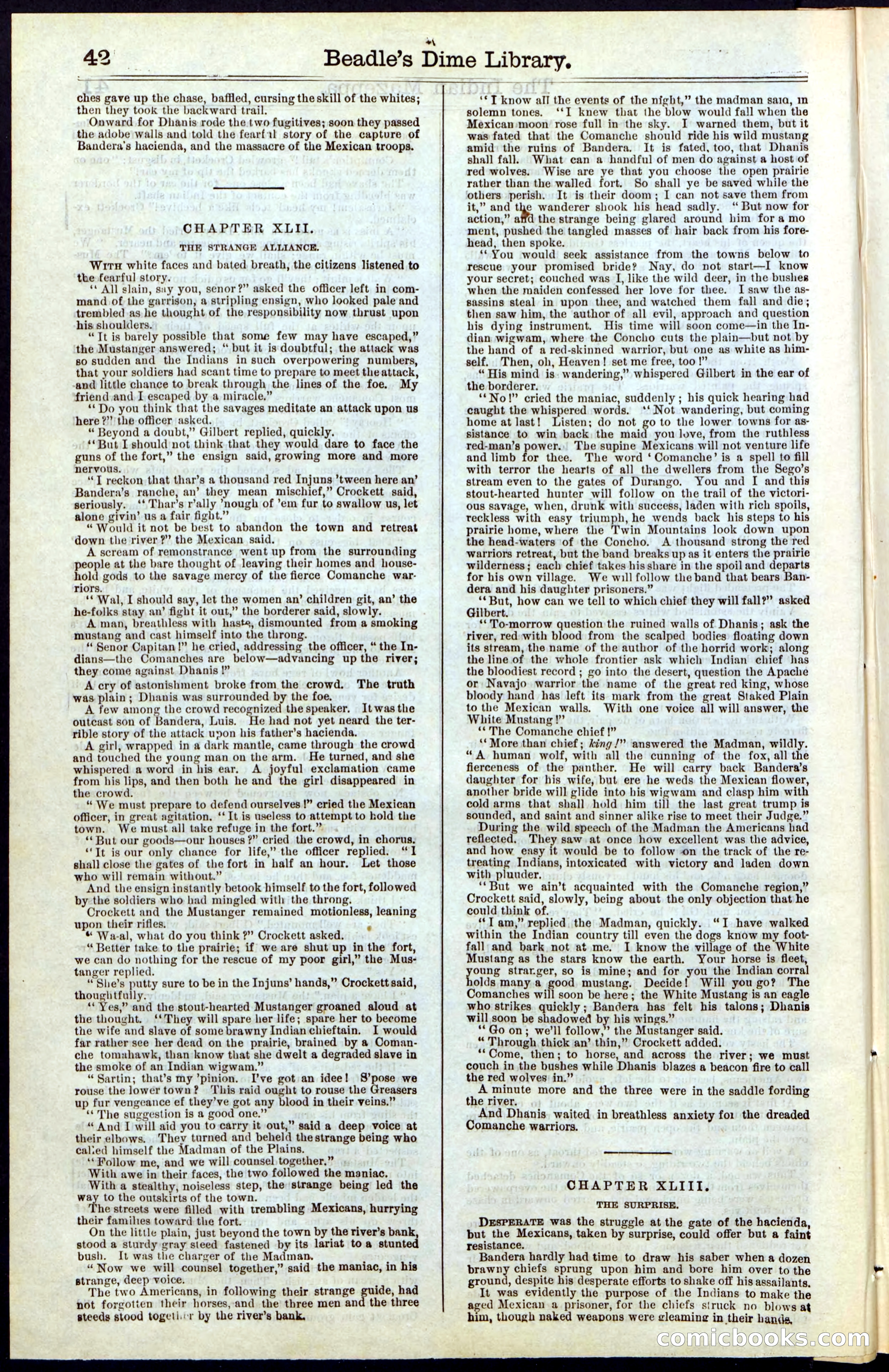 The Indian Mazeppa: or, The Madman of the Plains — page 42 of 48