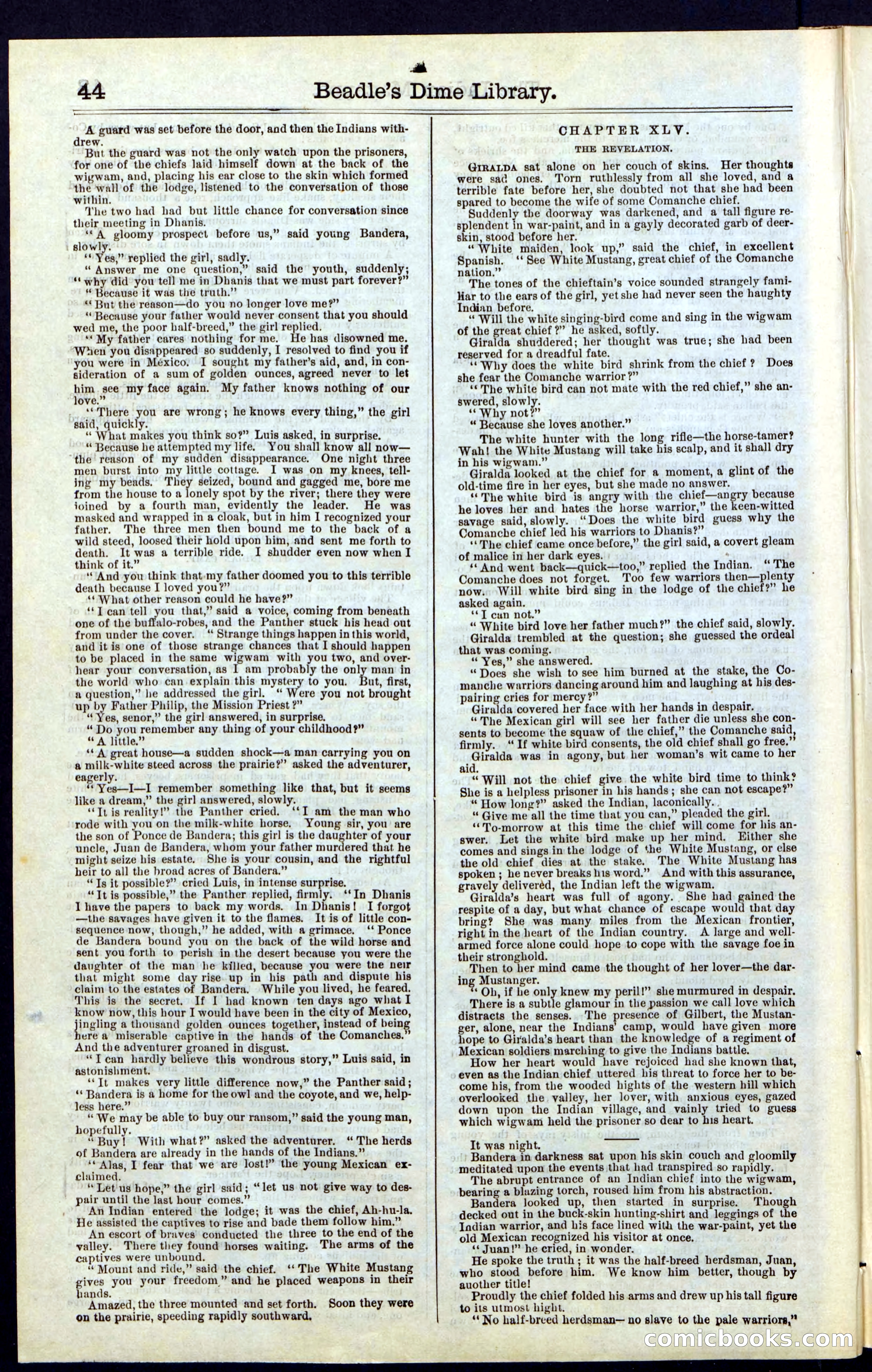 The Indian Mazeppa: or, The Madman of the Plains — page 44 of 48