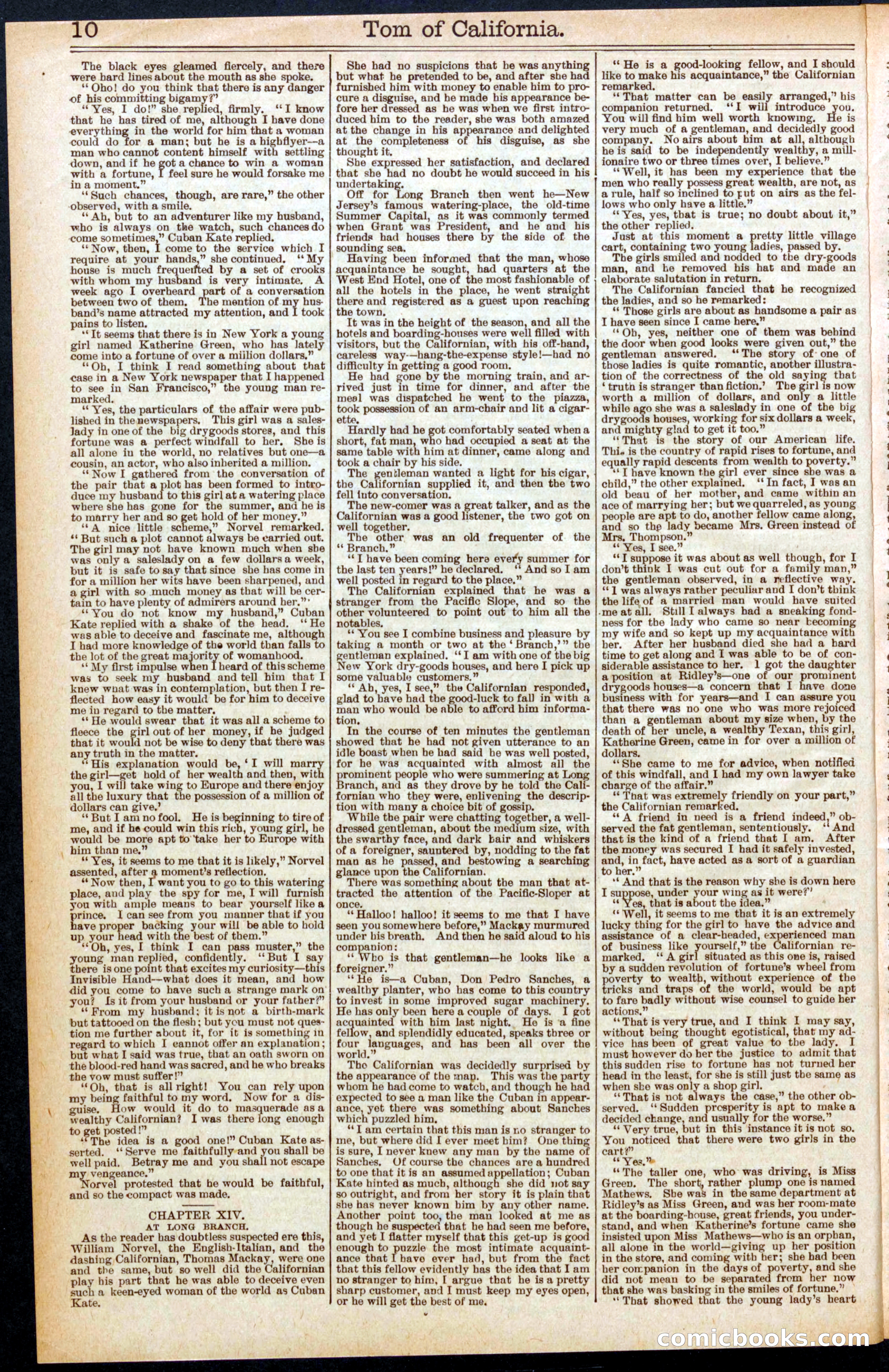 Beadle's Dime New York Library, No. 577 — page 10 of 32