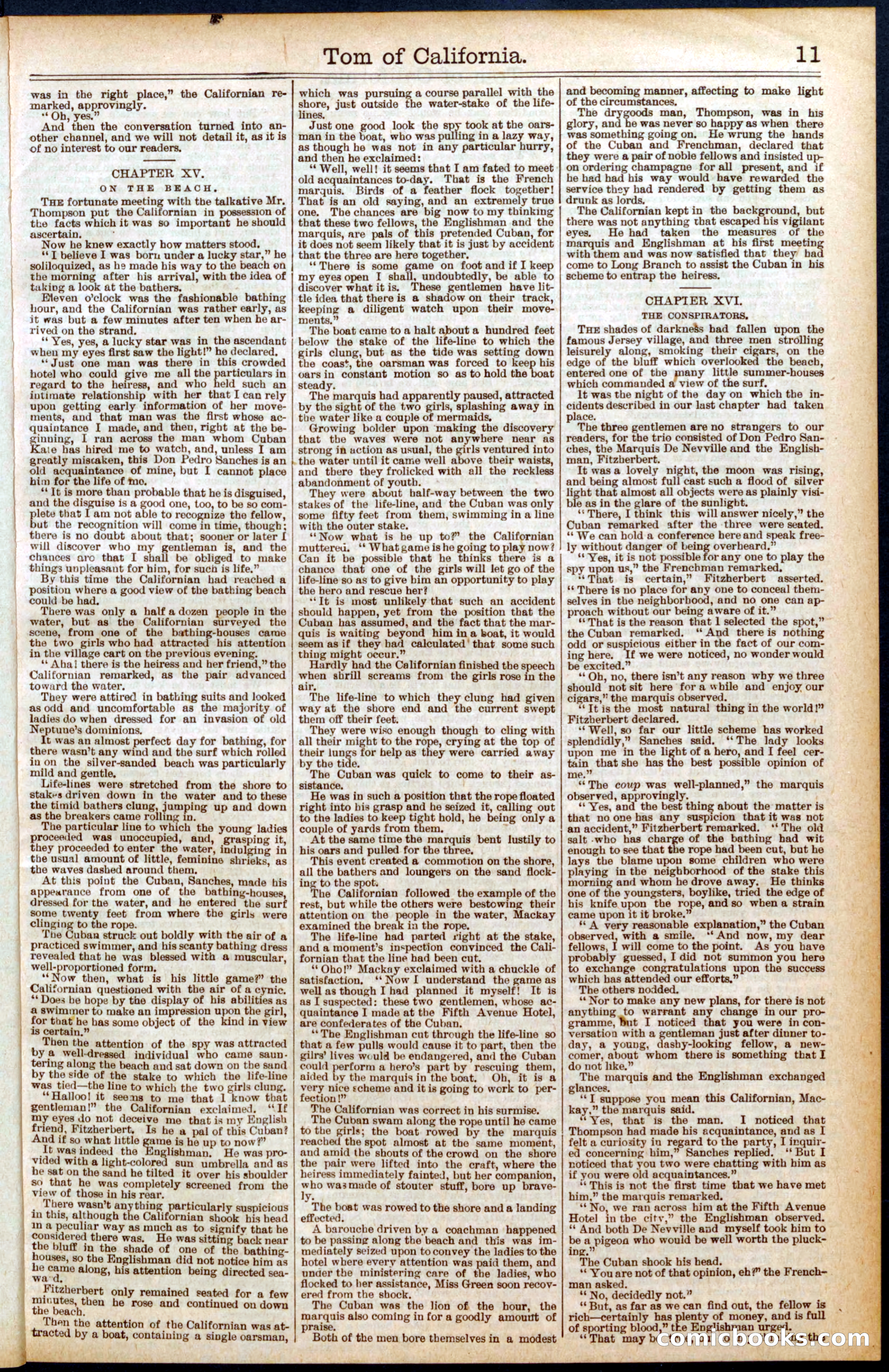Beadle's Dime New York Library, No. 577 — page 11 of 32