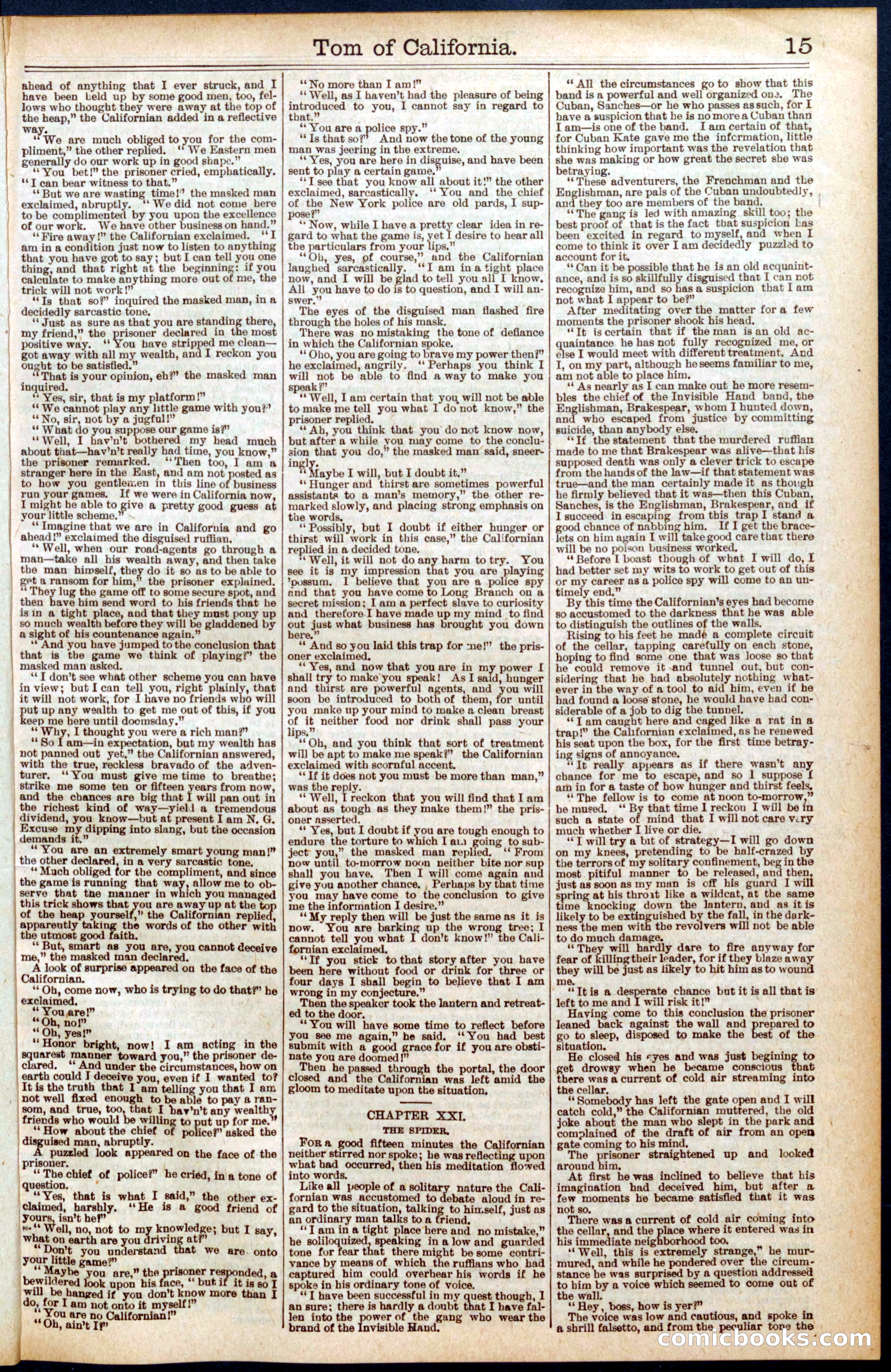 Beadle's Dime New York Library, No. 577 — page 15 of 32