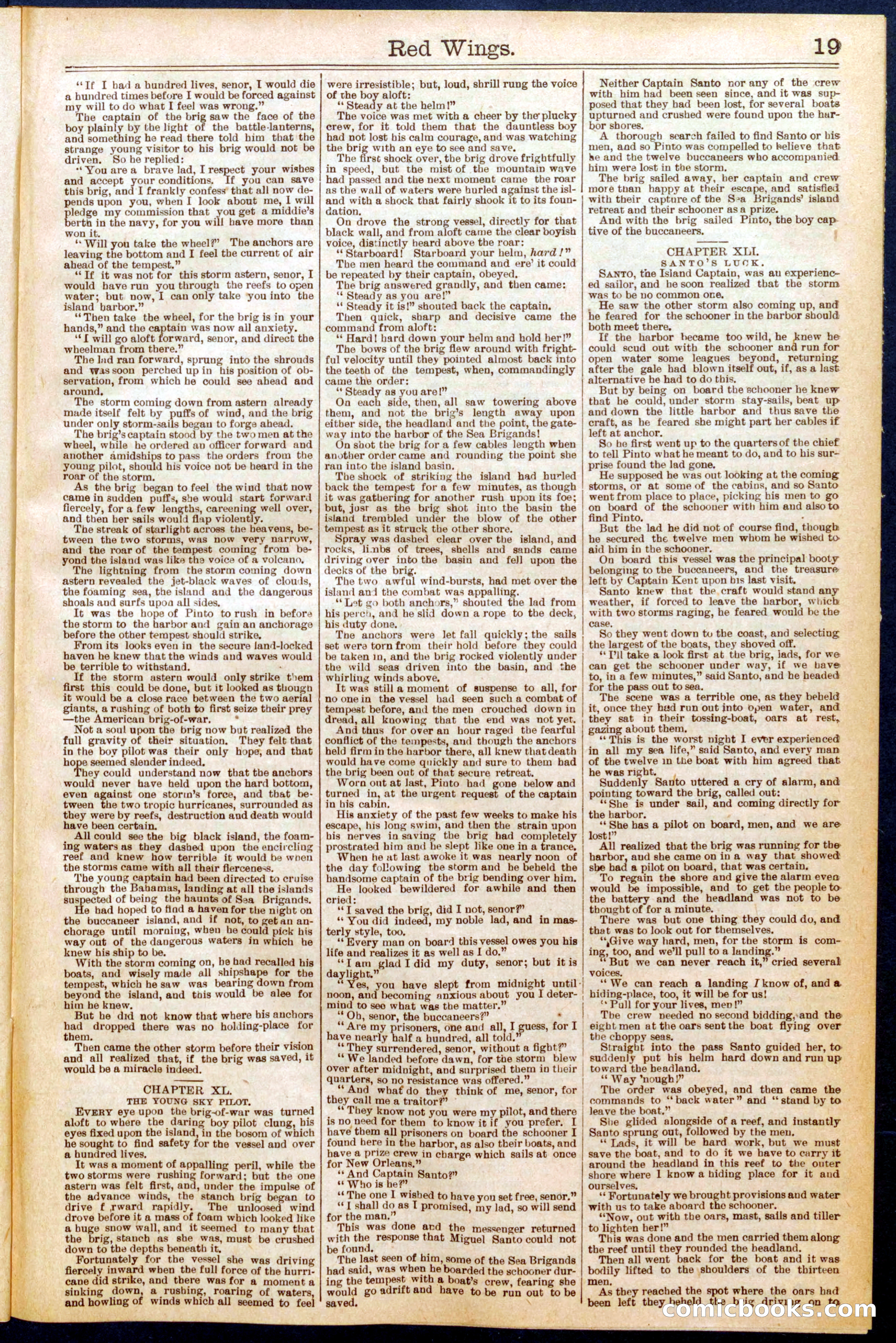 Beadle's Dime New York Library No. 625 — page 19 of 32