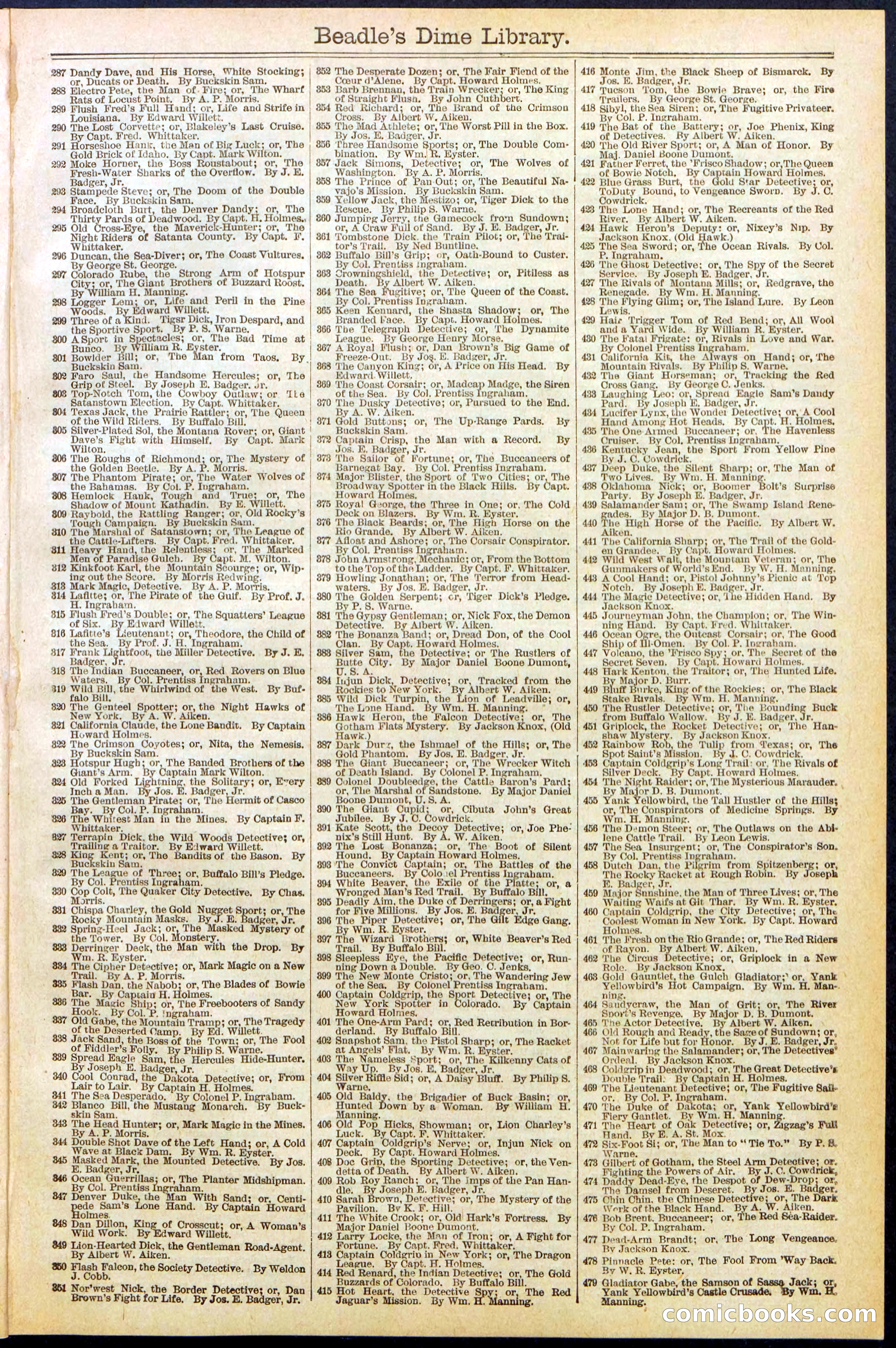Beadle's Dime Library No. 629: Daredevil Dick, King of the Cowboys — page 31 of 32