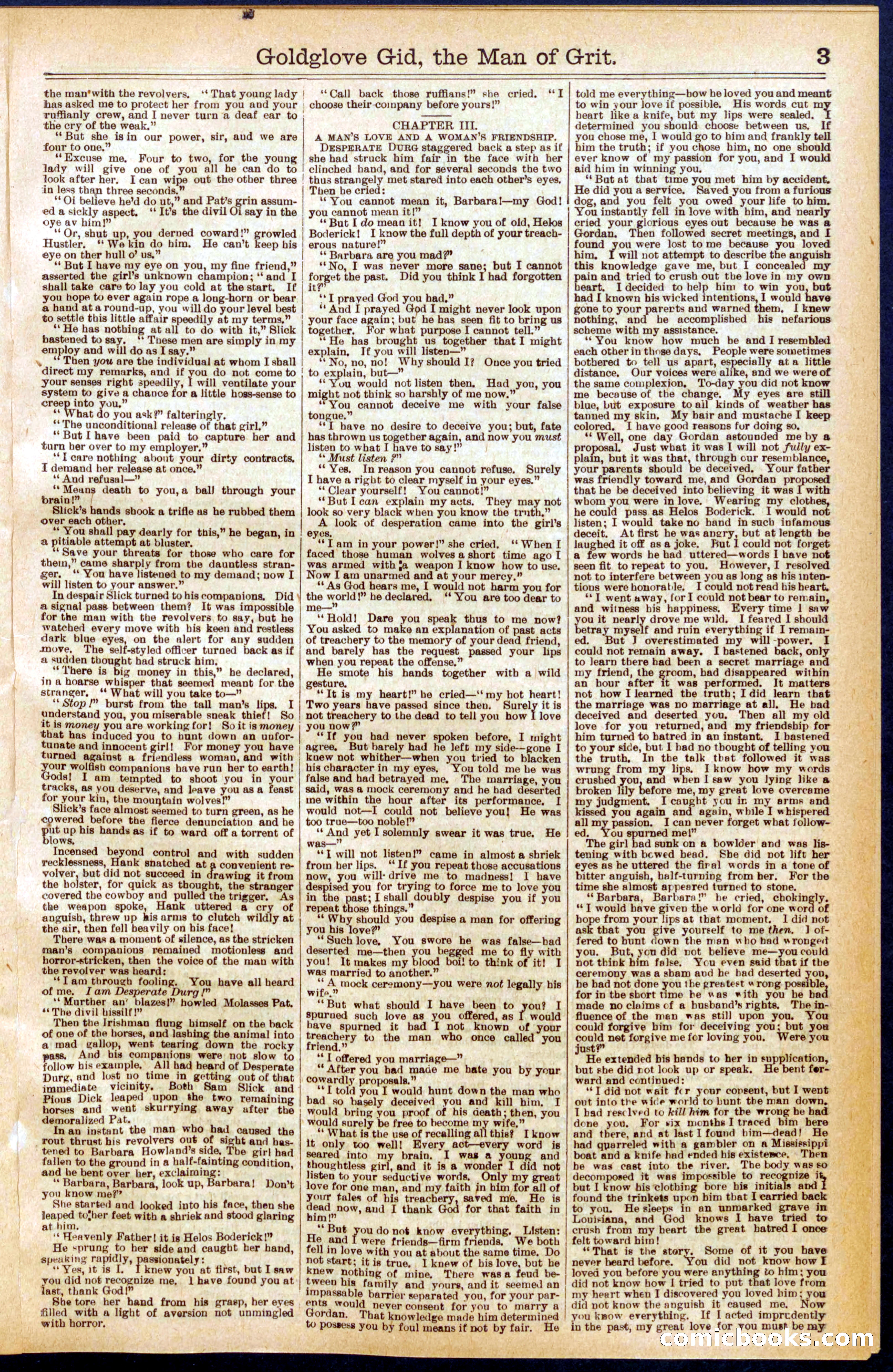 Beadle's Dime Library No. 648 — page 3 of 32